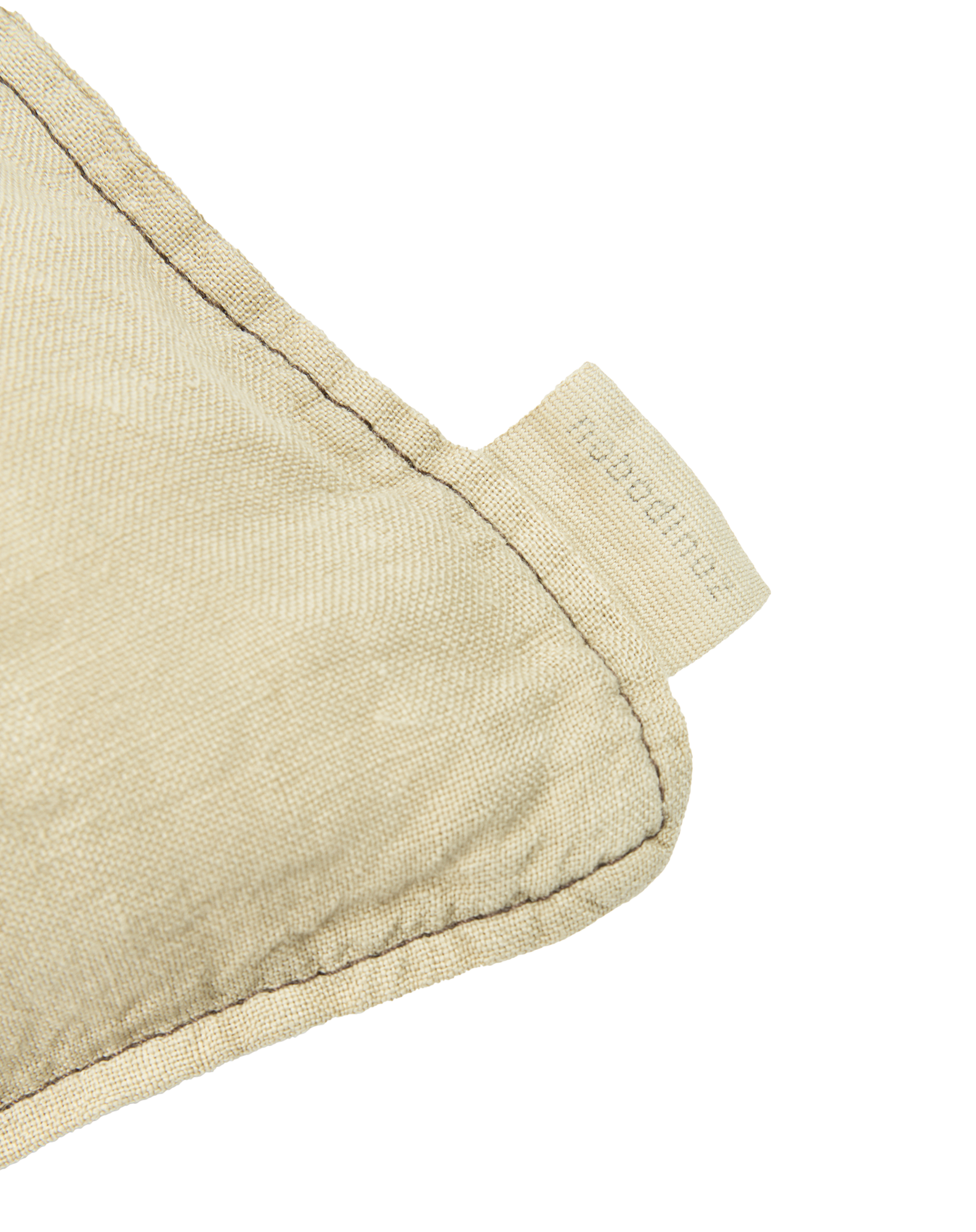 Cojín rectangular bordado Nobodinoz L1N0 - Gris Topo Verde Salvia-3