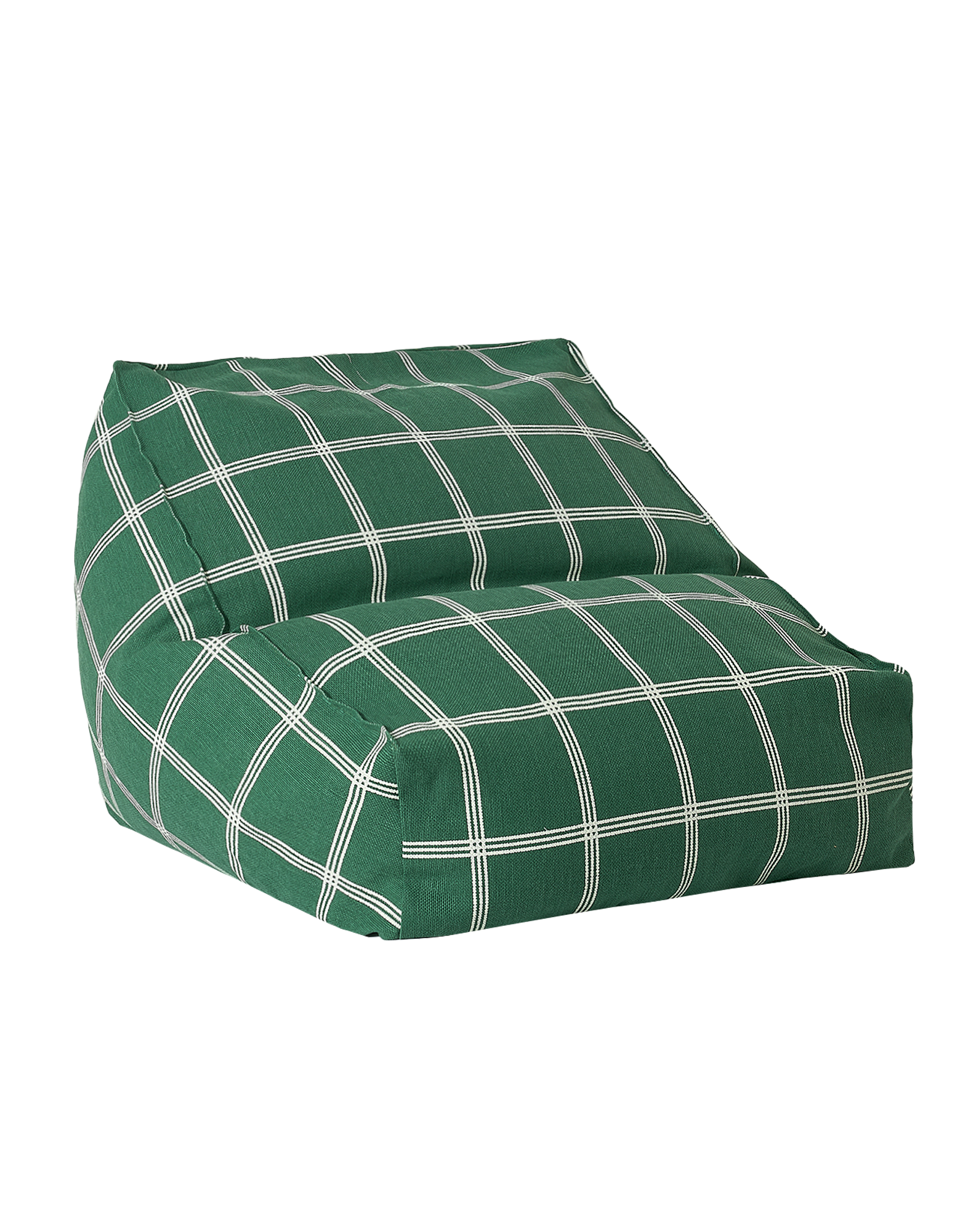 Sillón puf - Nobodinoz - talla kid - Vibes Verde oscuro Verde oscuro-1