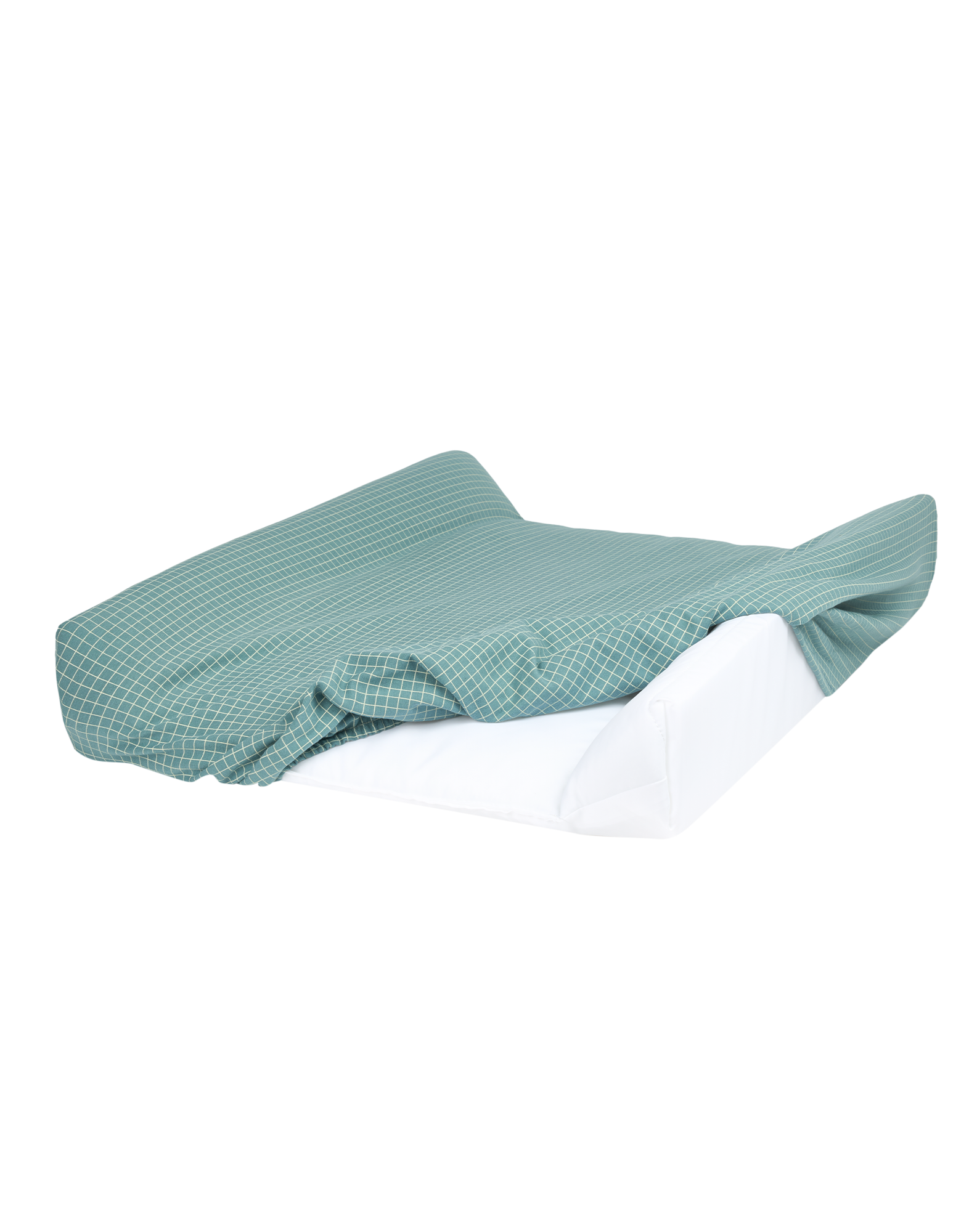 Imagen 0 de Funda para cambiador - Punto de algodón orgánico Nobodinoz Stories Édición limitada Verde Agua