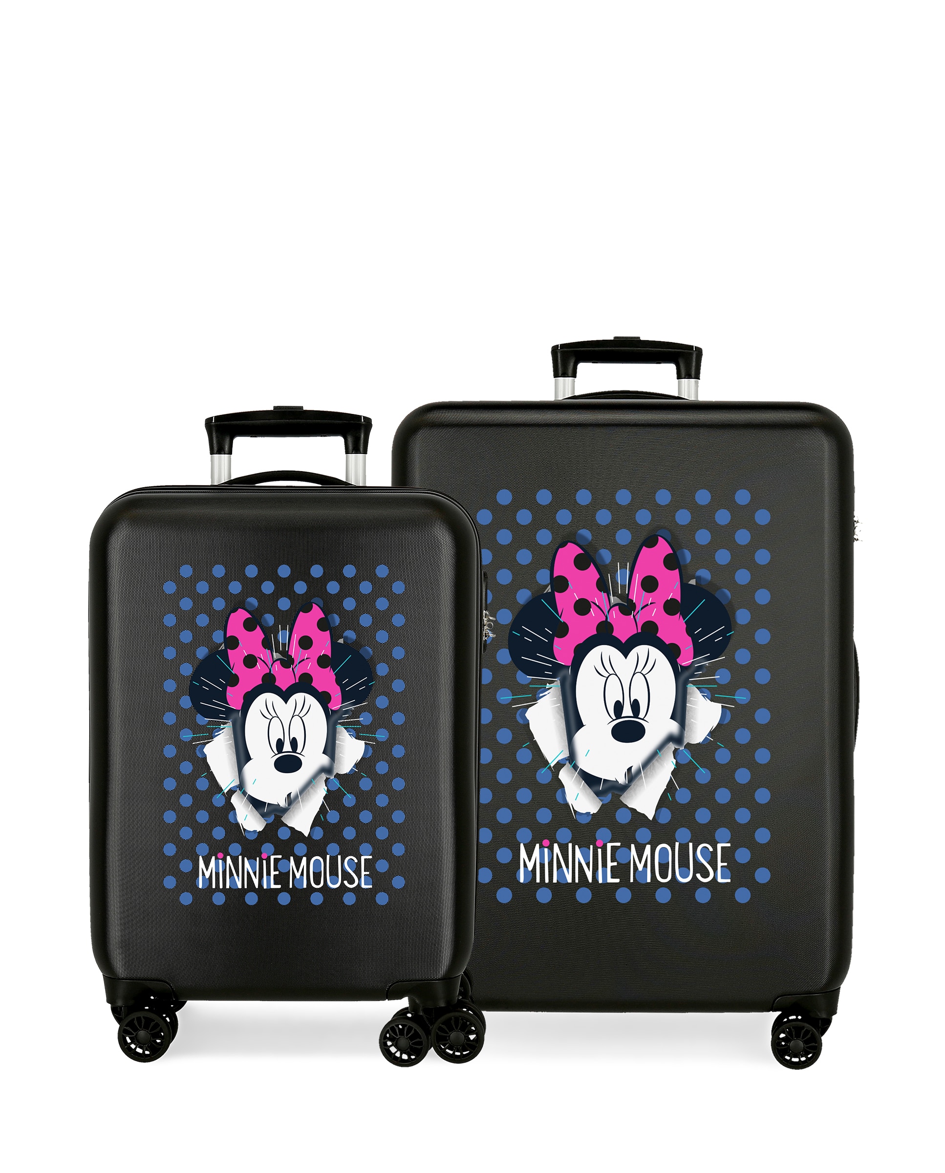Imagem 0 de Conjunto de bagagem (cabina e média) Minnie Sunny Day rígidas com capacidade de 104L