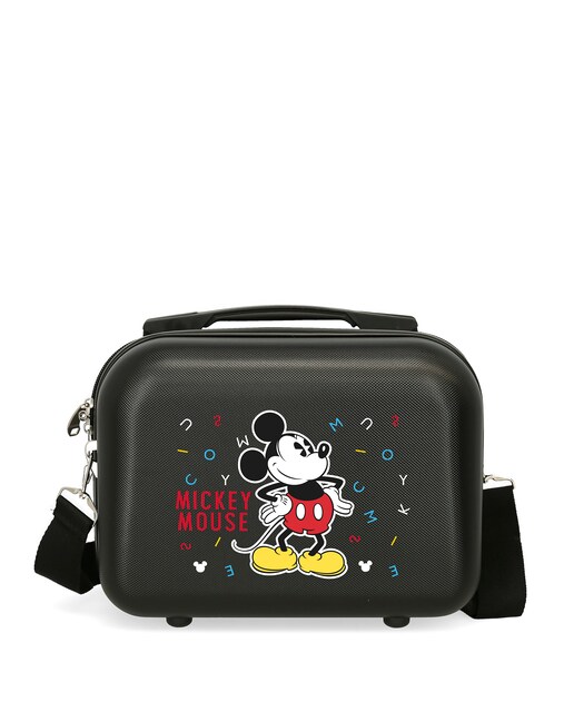 Imagen 0 de Neceser infantil ABS Mickey Letras rígido con capacidad de 9L