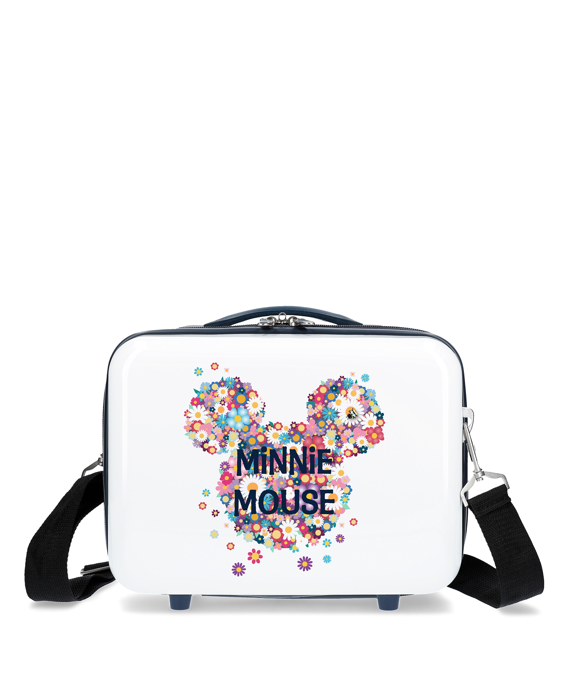 Disney - Neceser infantil ABS Minnie Sunny Day Flores rígido con capacidad de 9L.