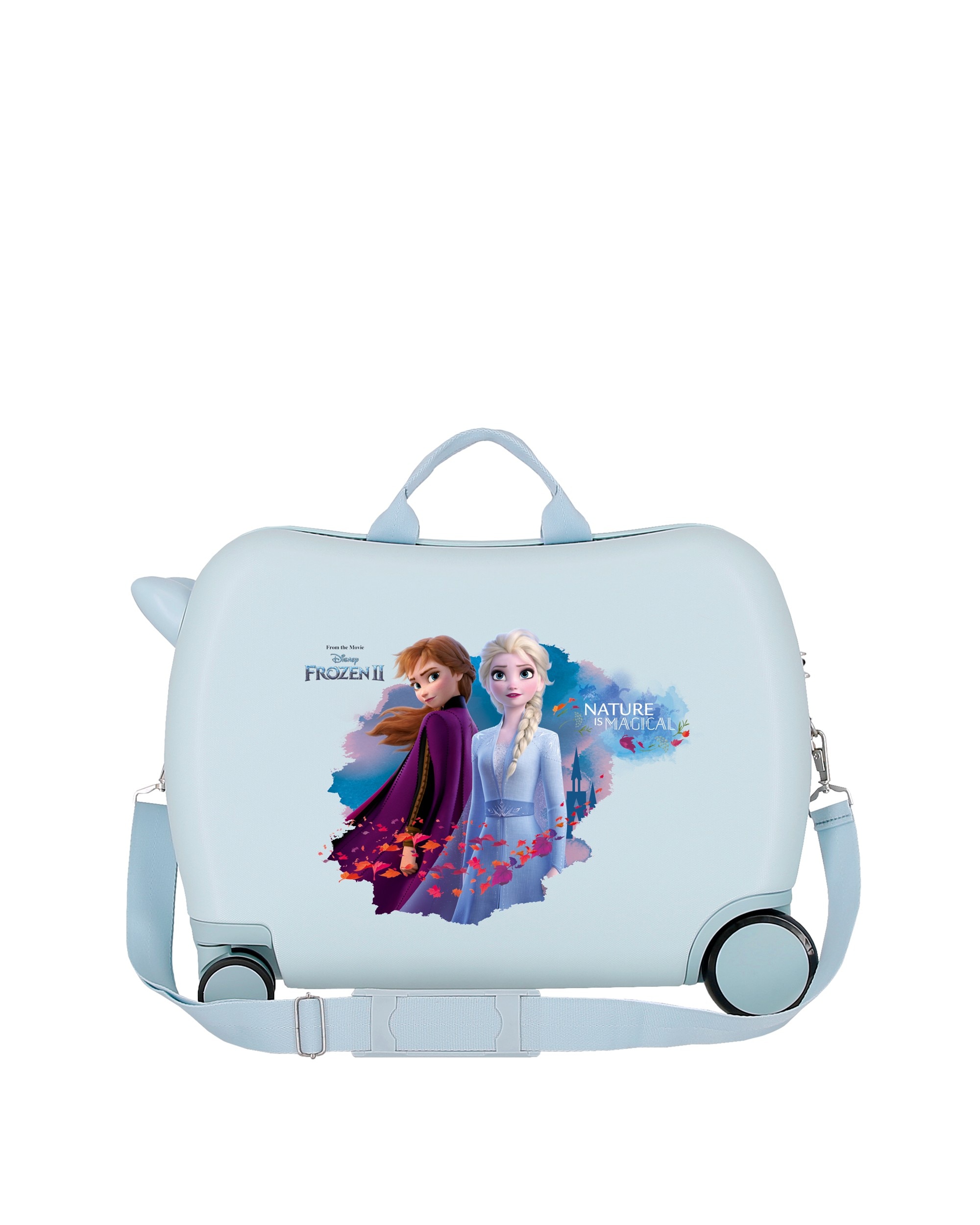 Mala de Cabine Infantil Nature Is Magical Rígida com Capacidade de 34l Azul-claro-3