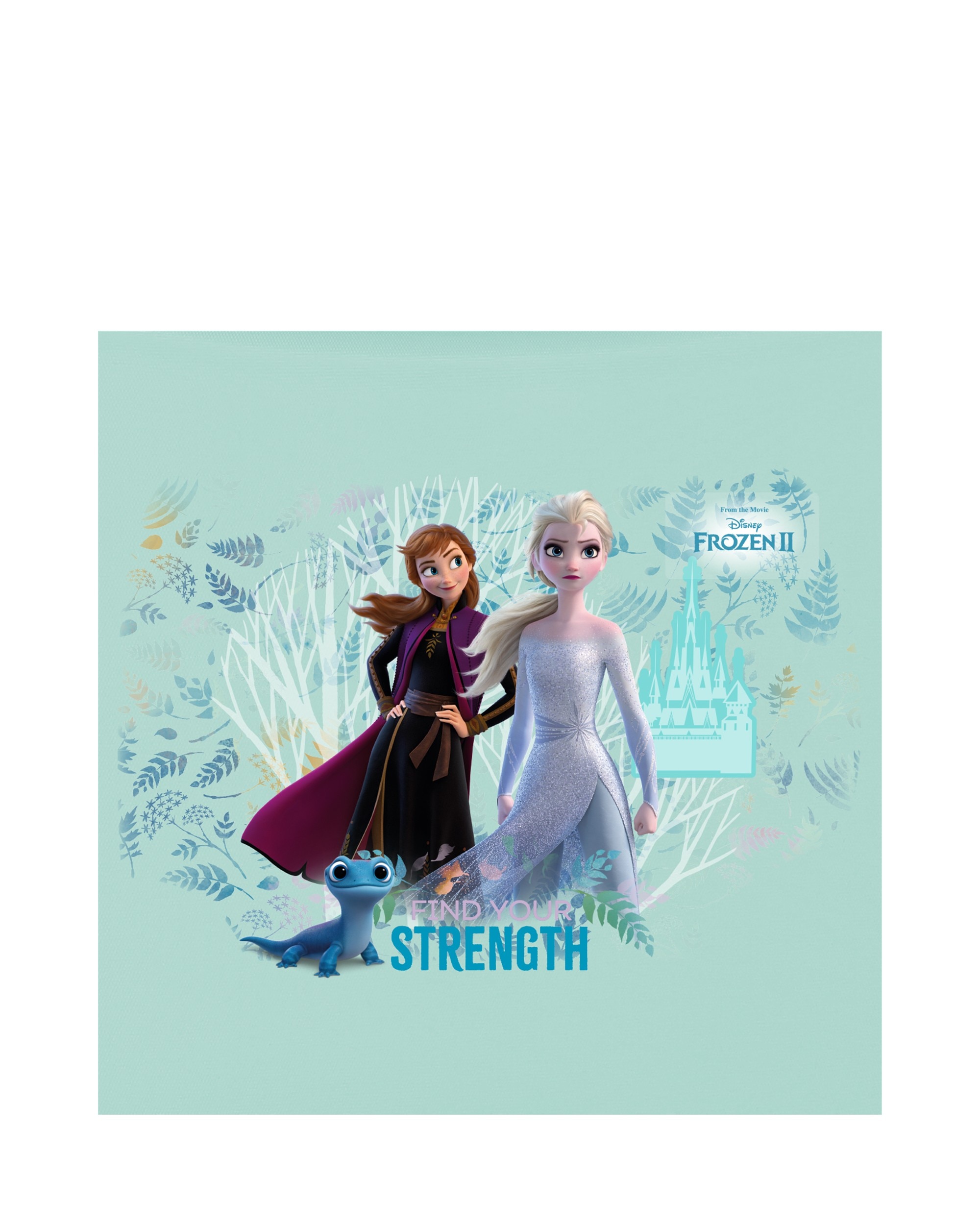 Mala de Cabine Infantil Frozen Find Your Strenght Rígida com Capacidade de 34l Verde-claro-6