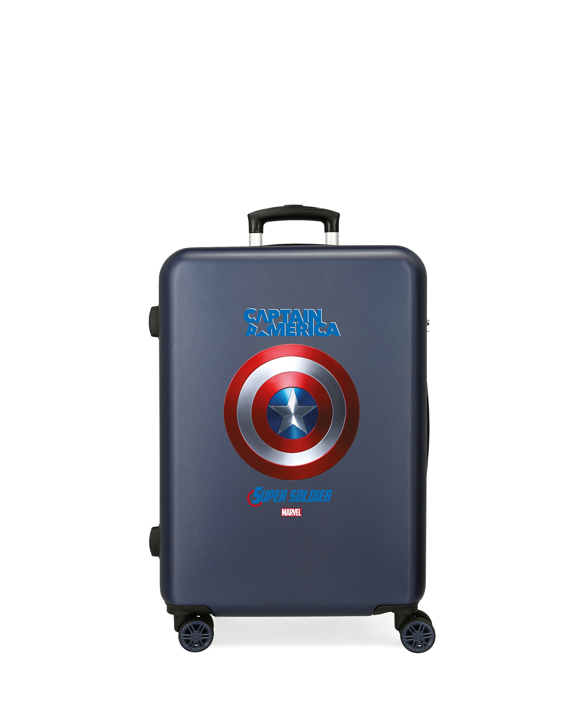Personajes - Maleta Mediana Capitan América rígida 68cm rígida con capacidad de 70L.