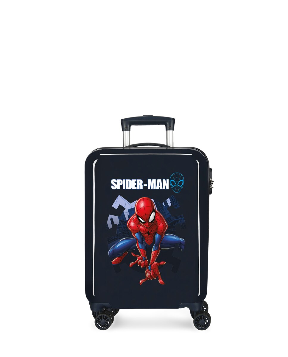 Maleta de cabina infantil Spiderman Action rígida con capacidad de 34L