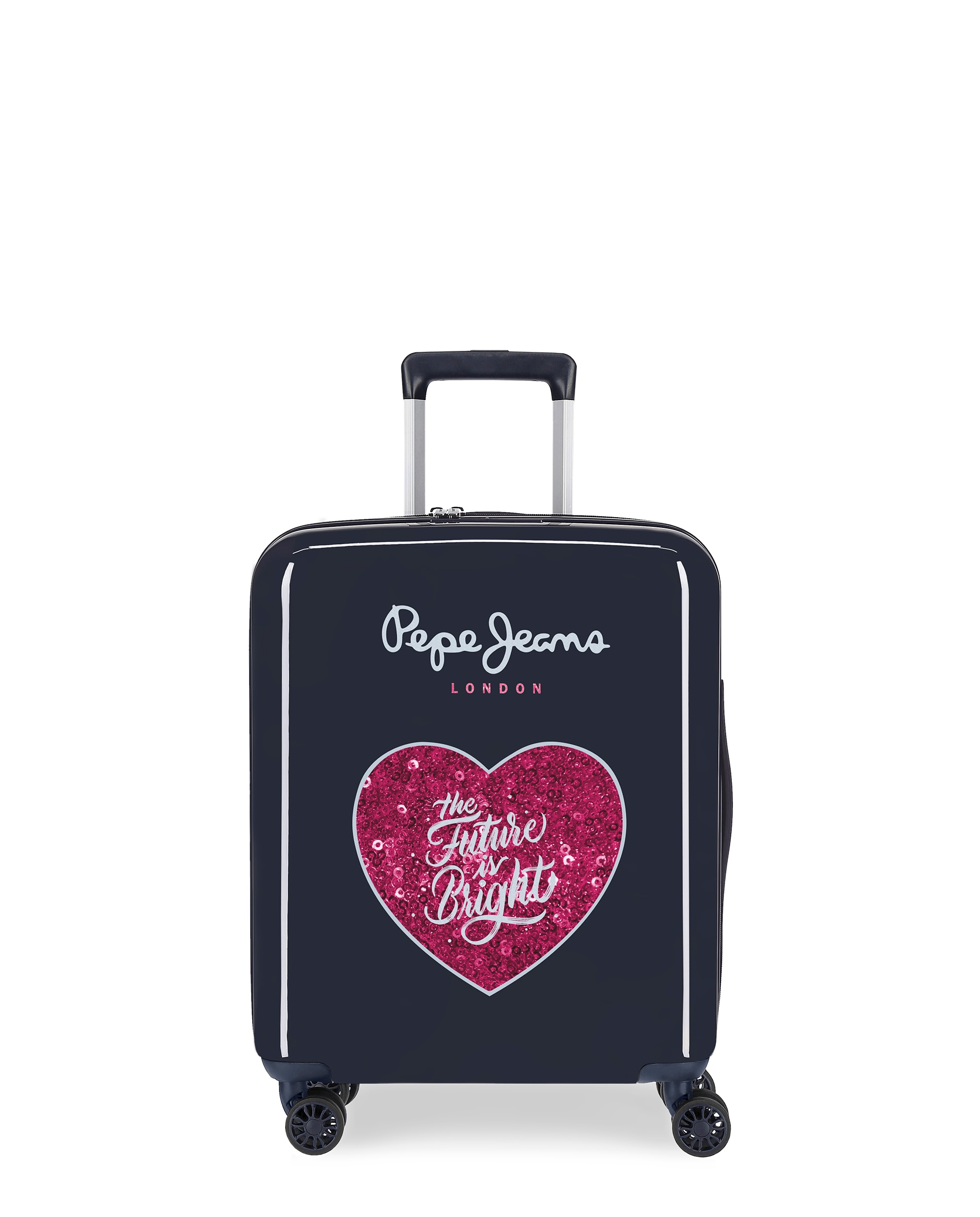 Pepe Jeans - Maleta de cabina Bright rígida con capacidad de 34L.