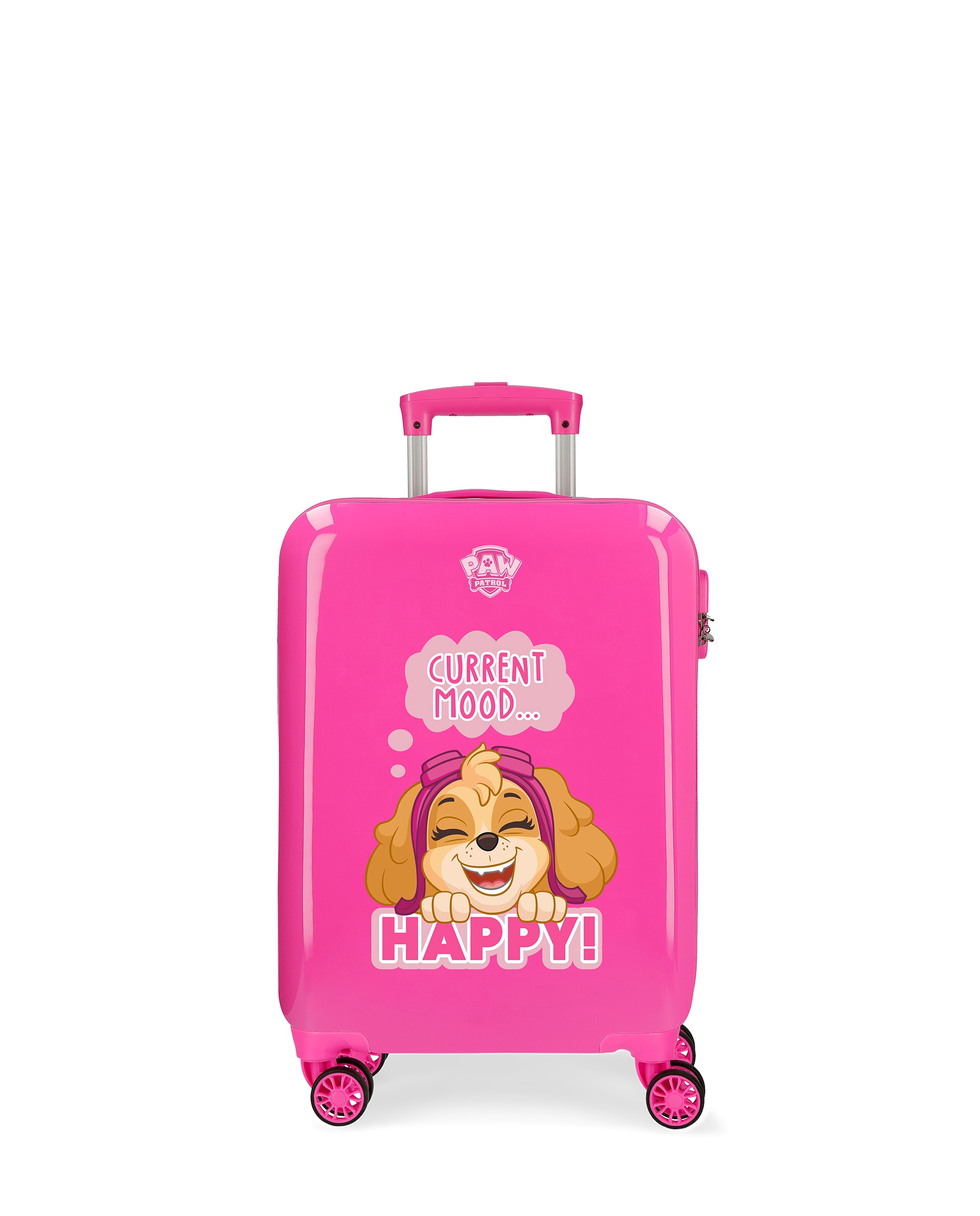 Maleta de cabina infantil La Patrulla Canina Playful rígida con capacidad de 34L - Personajes - Negro brillante Negro brillante-1