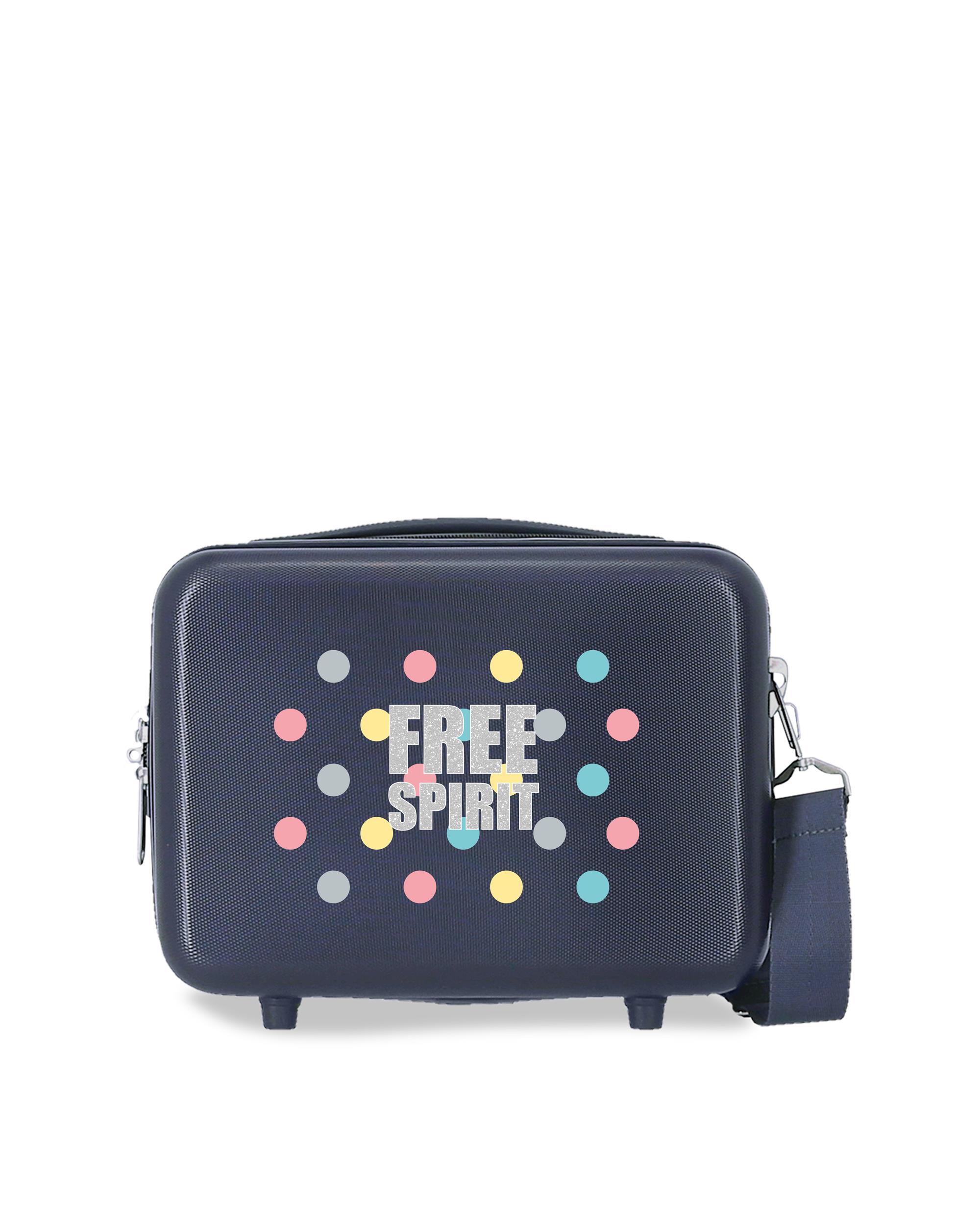 Necessaire Movom Free Dots Rígido Adaptável a Trolley Azul-marinho-1