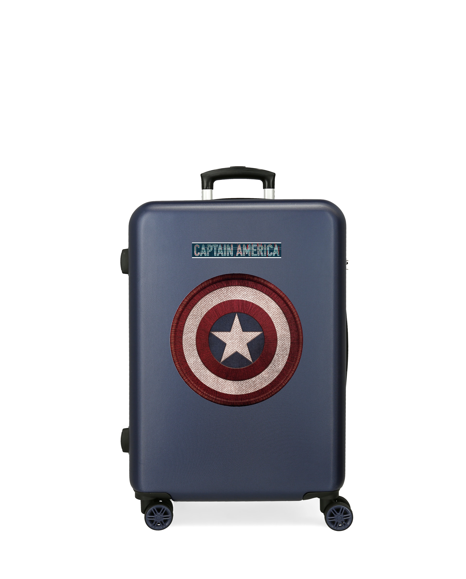Personajes - Maleta mediana Captain America rígida con capacidad de 70L.