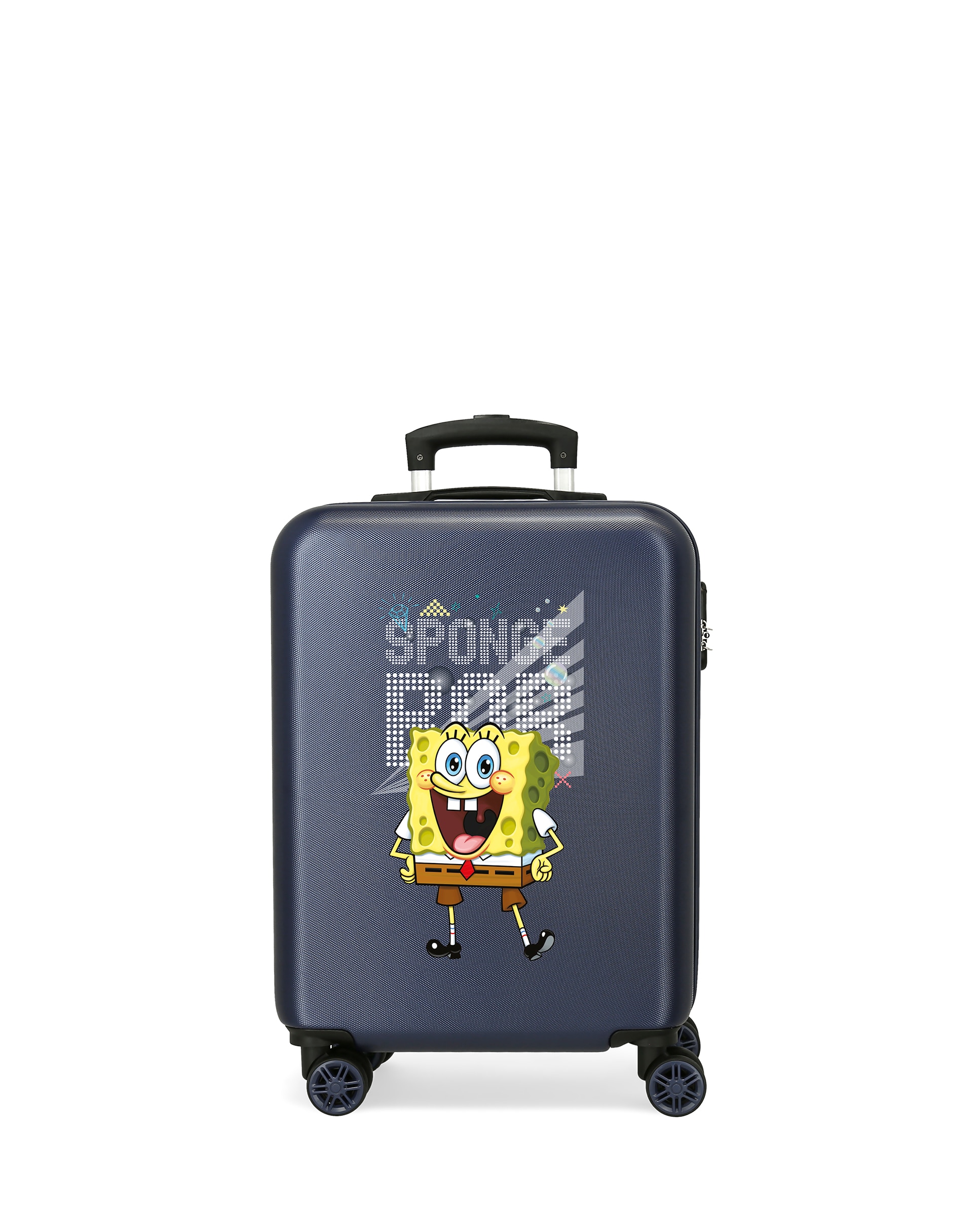 Imagen 1 de Maleta de cabina Bob Party Bob Esponja rígida con capacidad de 35L Azul oscuro