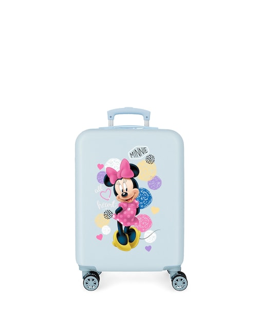 Imagen 0 de Maleta de cabina Disney Enjoy Minnie Heart rigida con capacidad de 32L