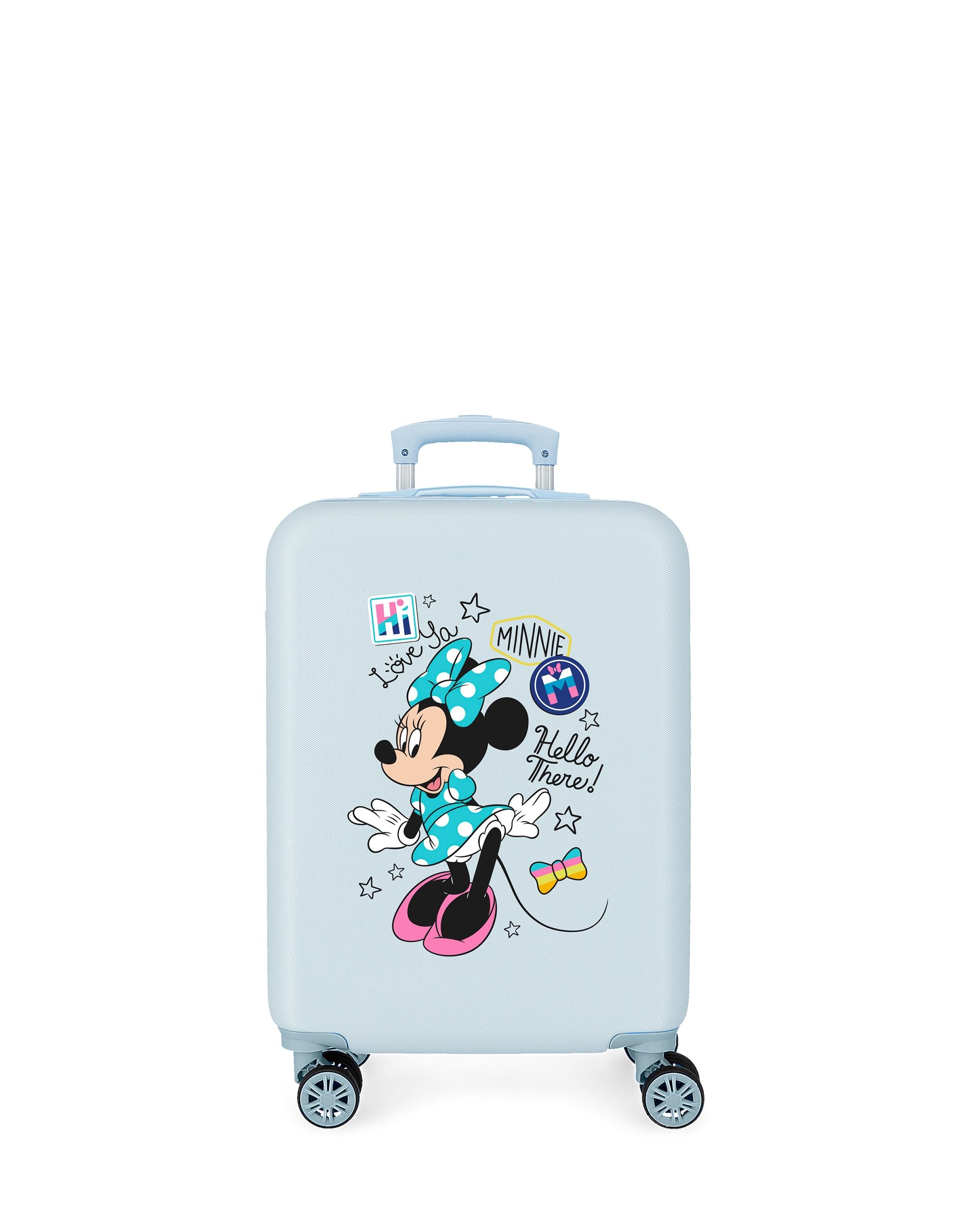 Imagem 0 de Mala de Cabine Infantil Enjoy Minnie Hi Love Rígida com Capacidade de 32l