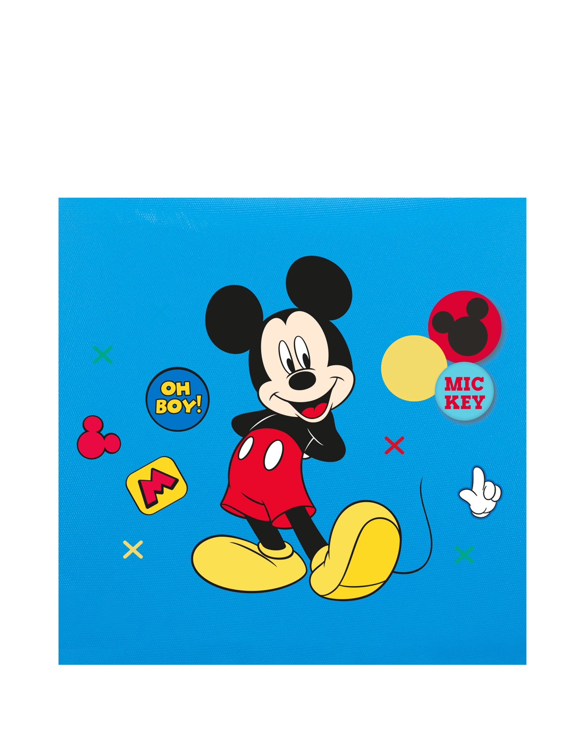 Mala de Cabine Infantil Mickey Enjoy The Day Oh Boy Rígida com Capacidade de 34l Azul-celeste-6