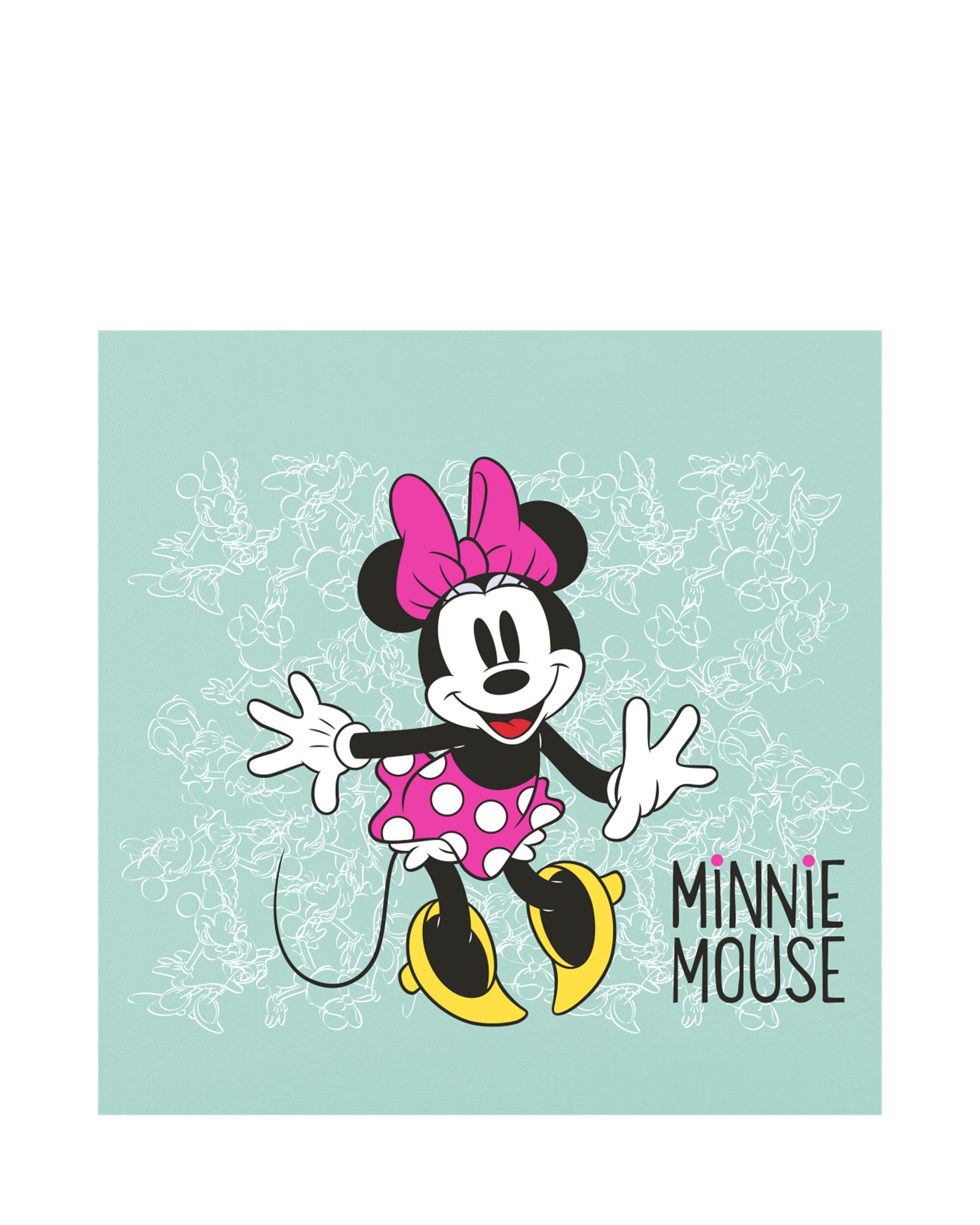 Imagen 6 de Maleta de cabina infantil Enjoy the Day Minnie rígida con capacidad de 34L - Disney - Verde claro Verde claro