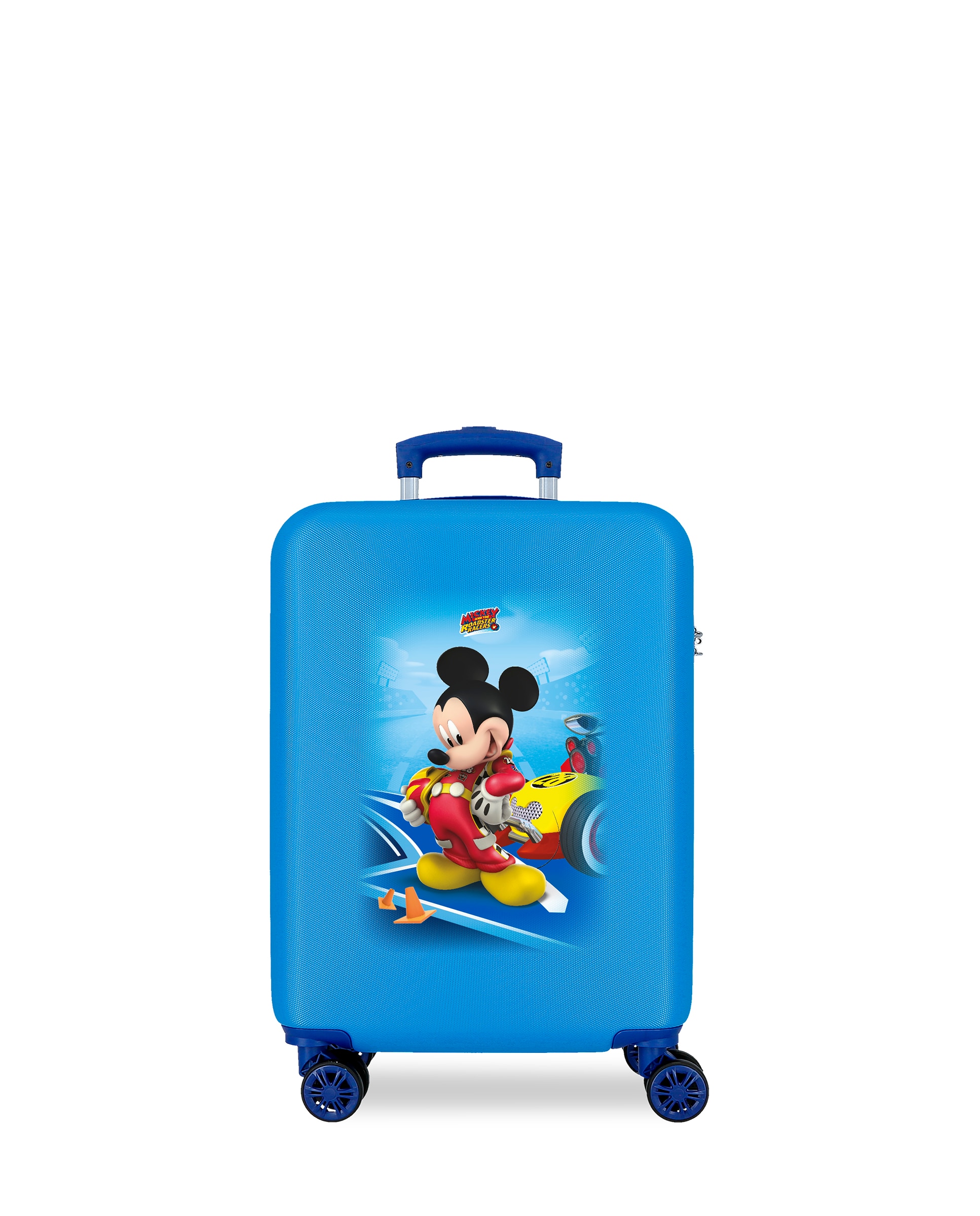 Mala de Cabine Infantil Lets Roll Mickey Rígida com Capacidade de 37l Azul-1