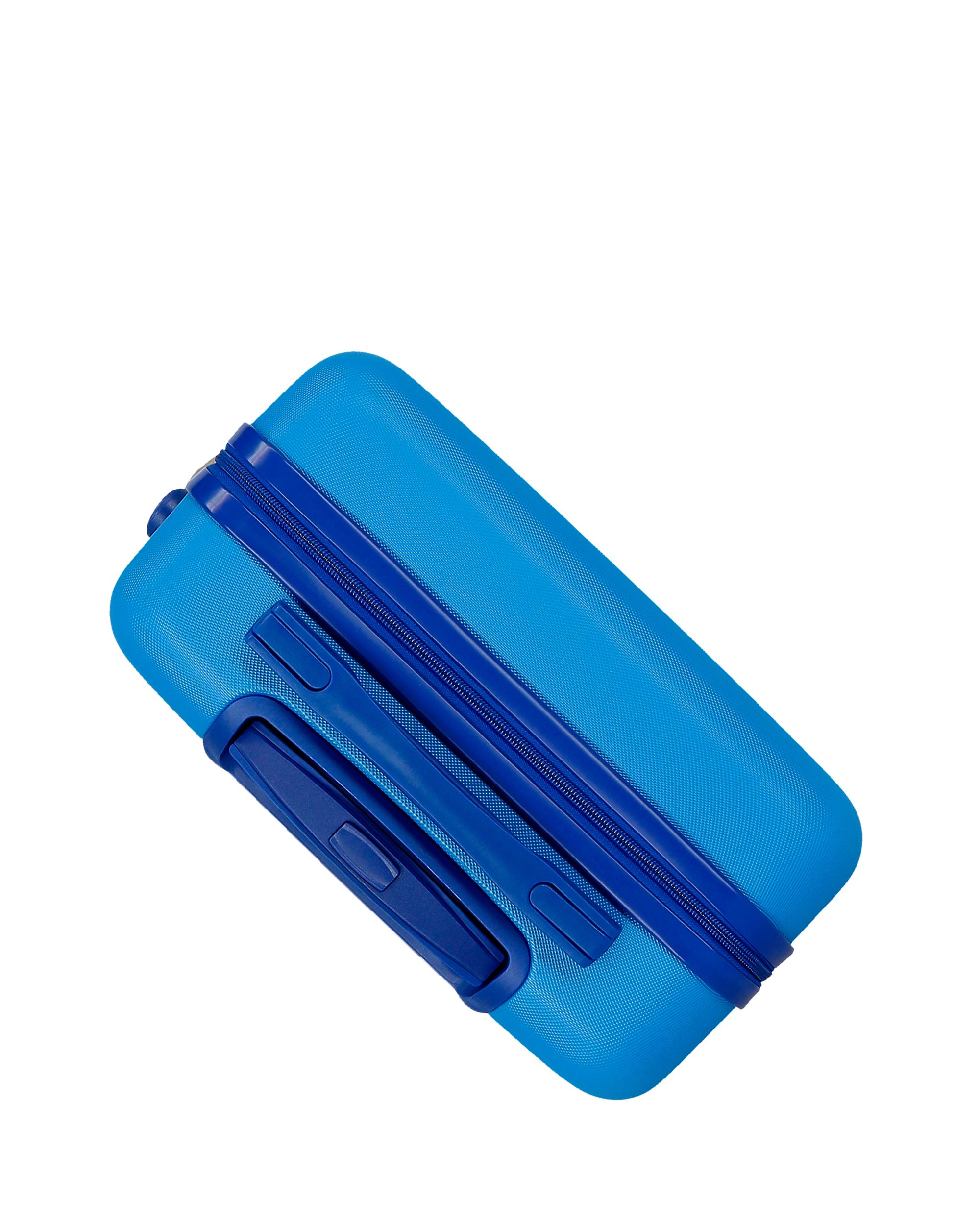 Mala de Cabine Infantil Lets Roll Mickey Rígida com Capacidade de 37l Azul-6