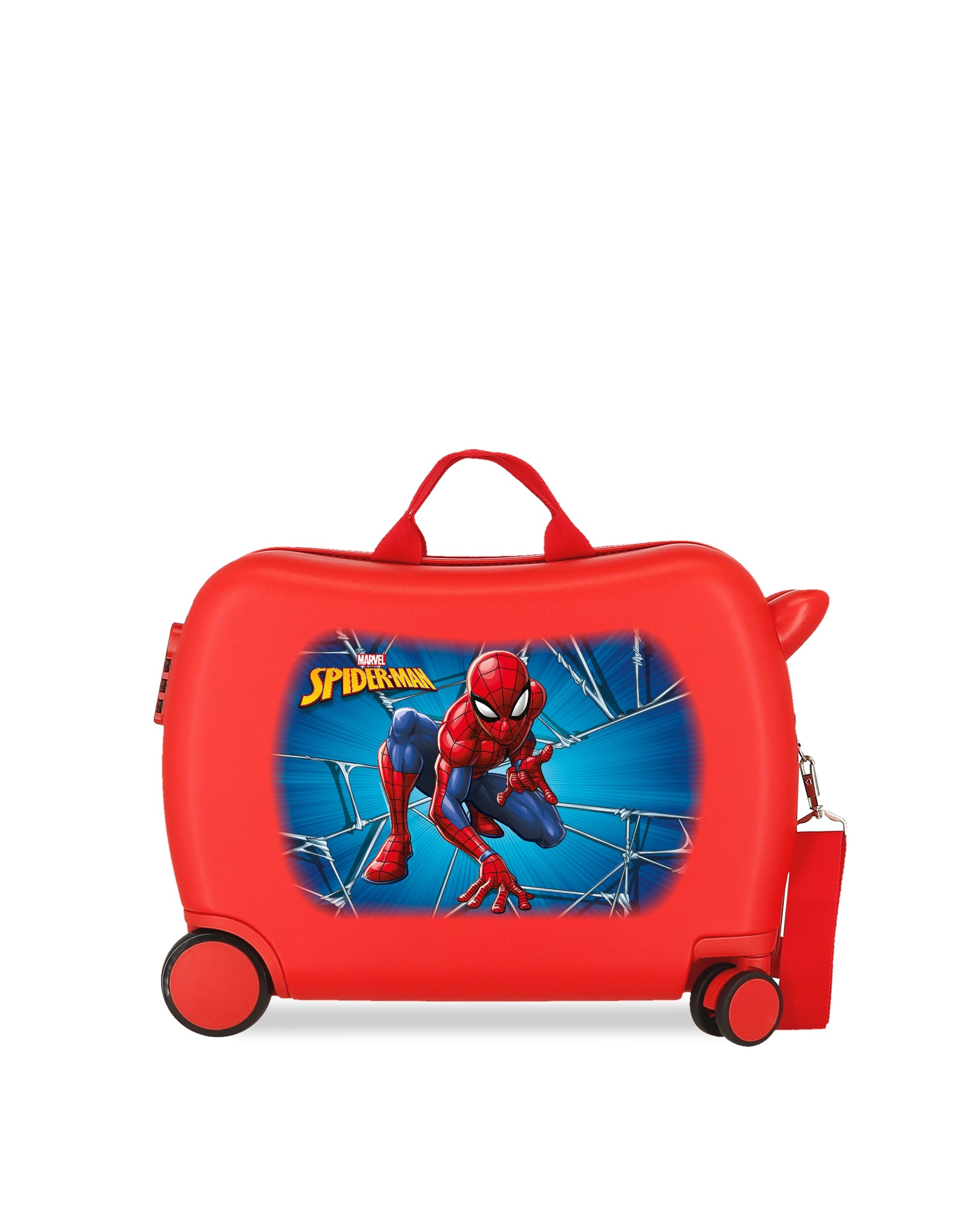 Mala Infantil 2 Rodas Multidirecionais Marvel Spiderman com Capacidade de 34l Preto-1