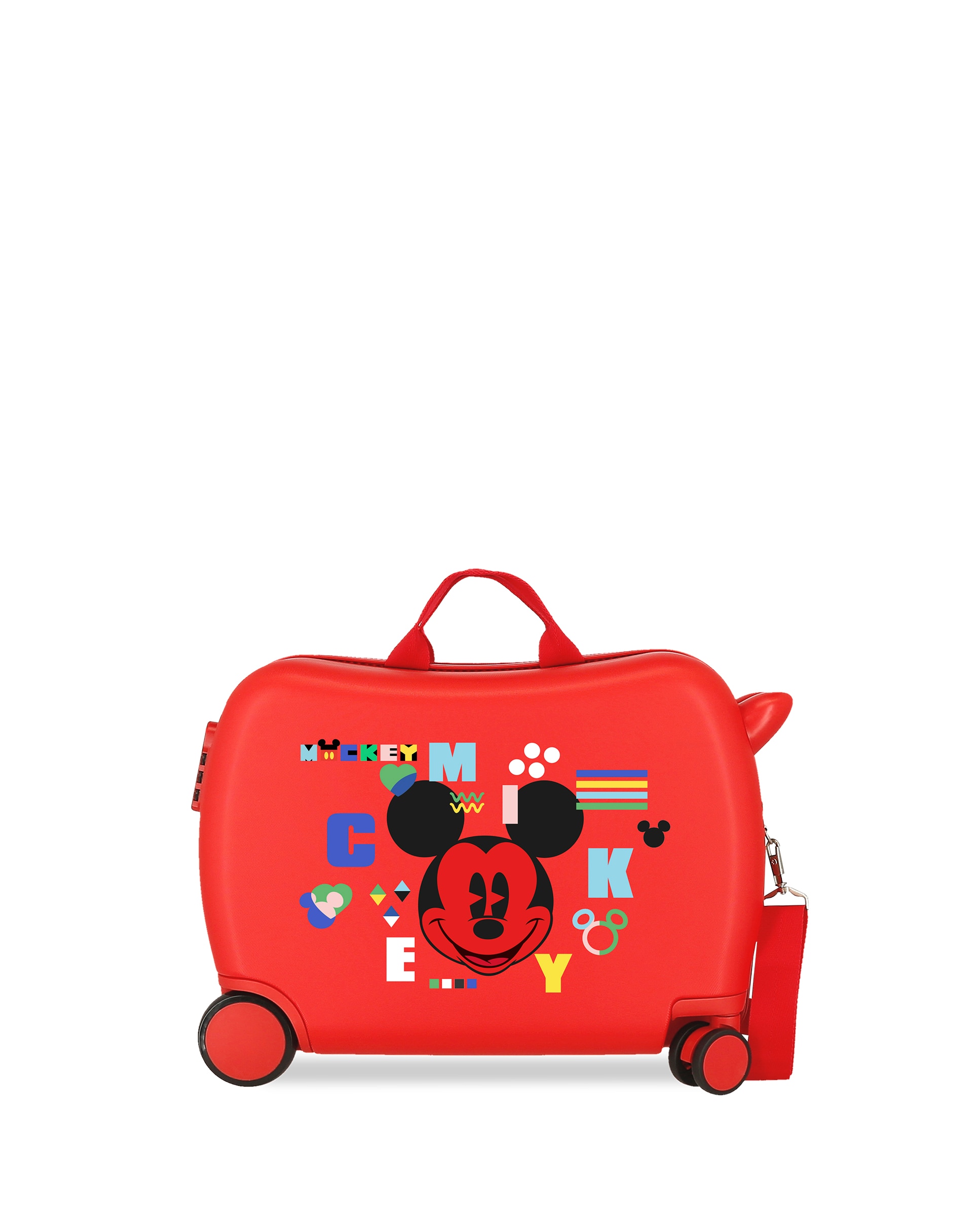 Mala de Cabine Infantil Mickey Shape Shifter Rígida com Capacidade de 34l Vermelho-1