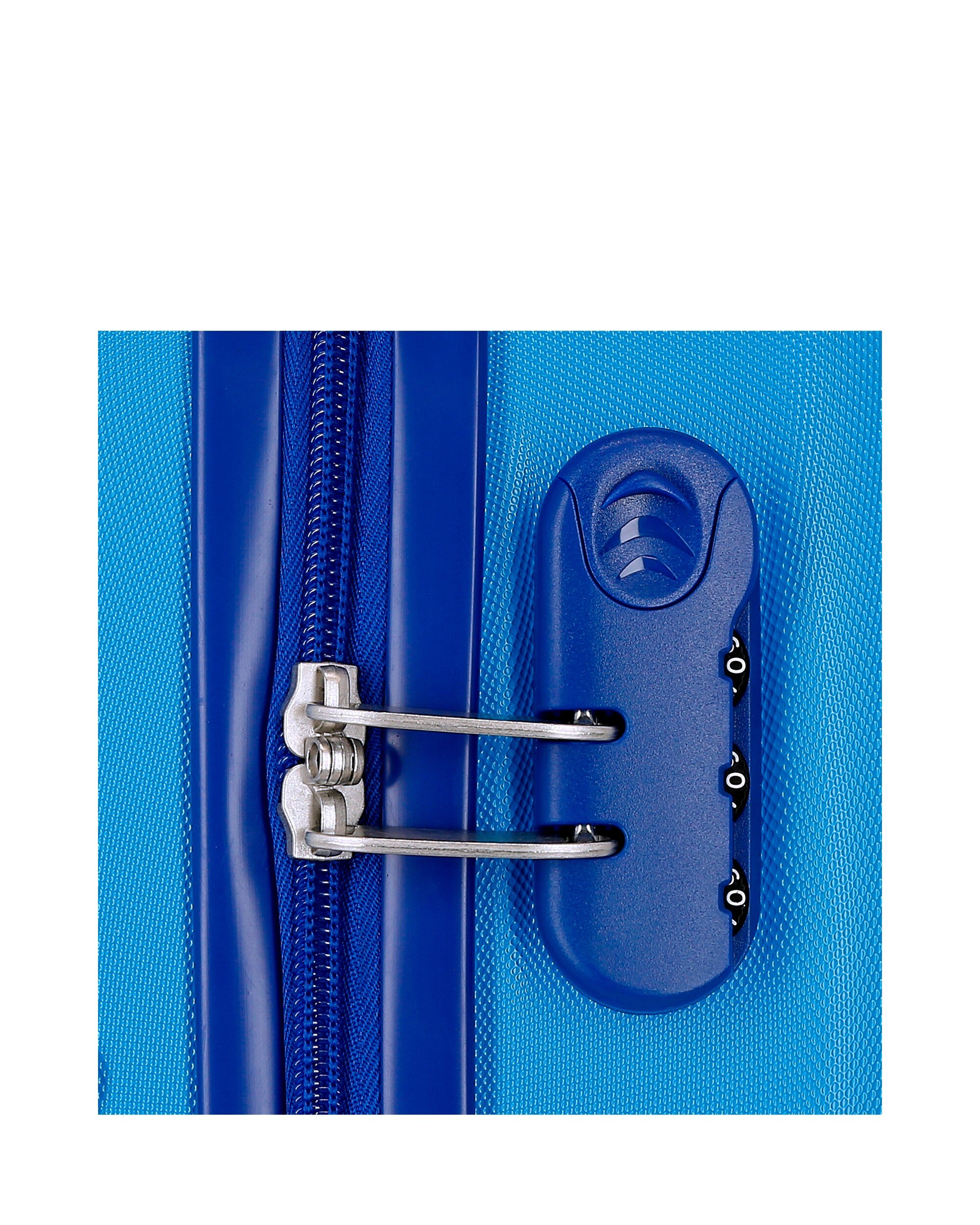 Maleta infantil 2 ruedas multidireccionales cars champ rígida con capacidad de 34l - Disney - Azul Azul-6