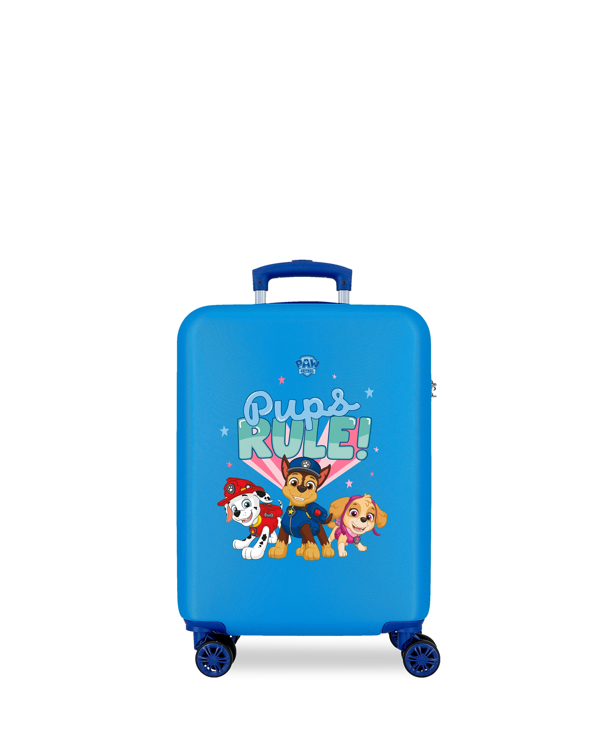 Personajes - Maleta de cabina Paw Patrol Pups Rule rígida con capacidad de 34L.
