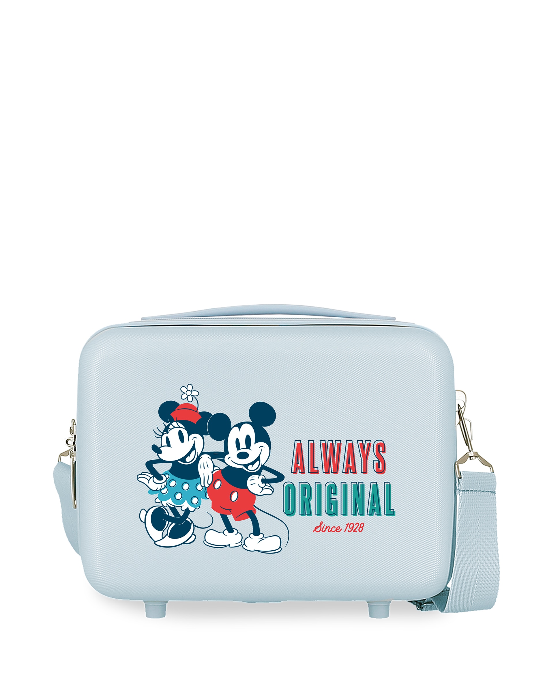 Necessaire Infantil Abs Mickey Always Original com Capacidade de 9l Azul-claro-1
