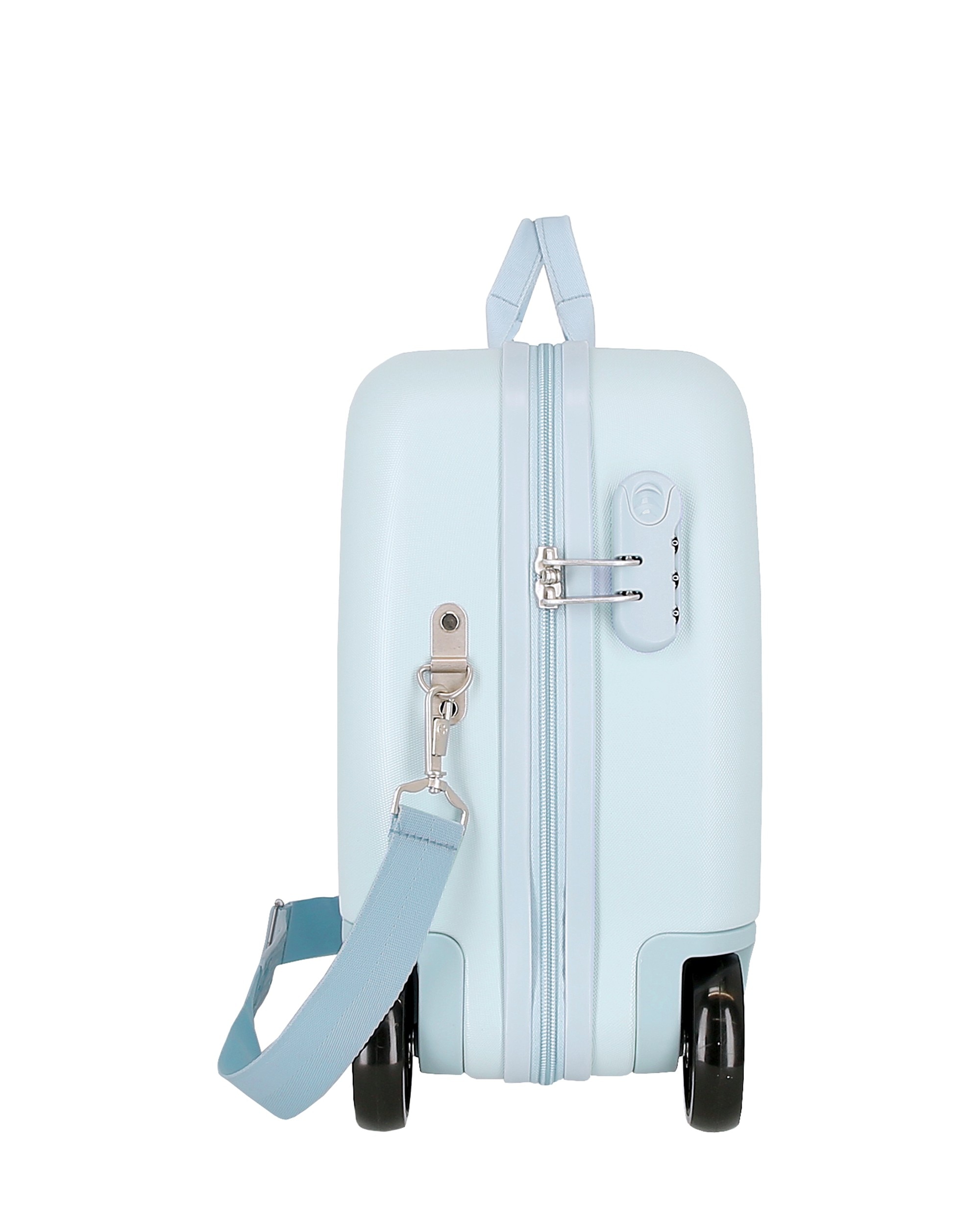 Mala de Cabine Infantil Mickey Crew Love Rígida com Capacidade de 34l Azul-claro-2