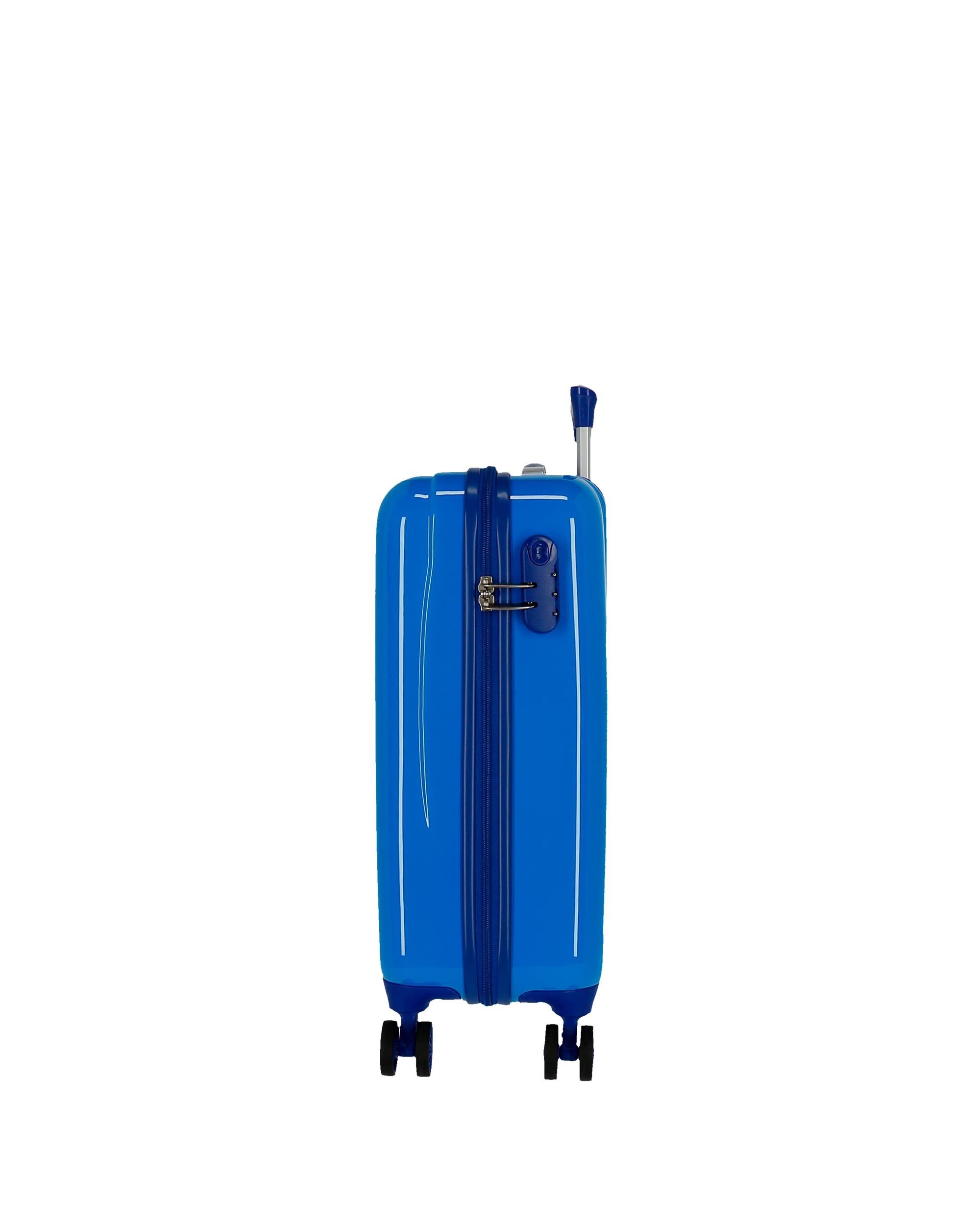 Maleta de cabina infantil Monsters Boo! rígida con capacidad de 34L - Disney - Azul Azul-2