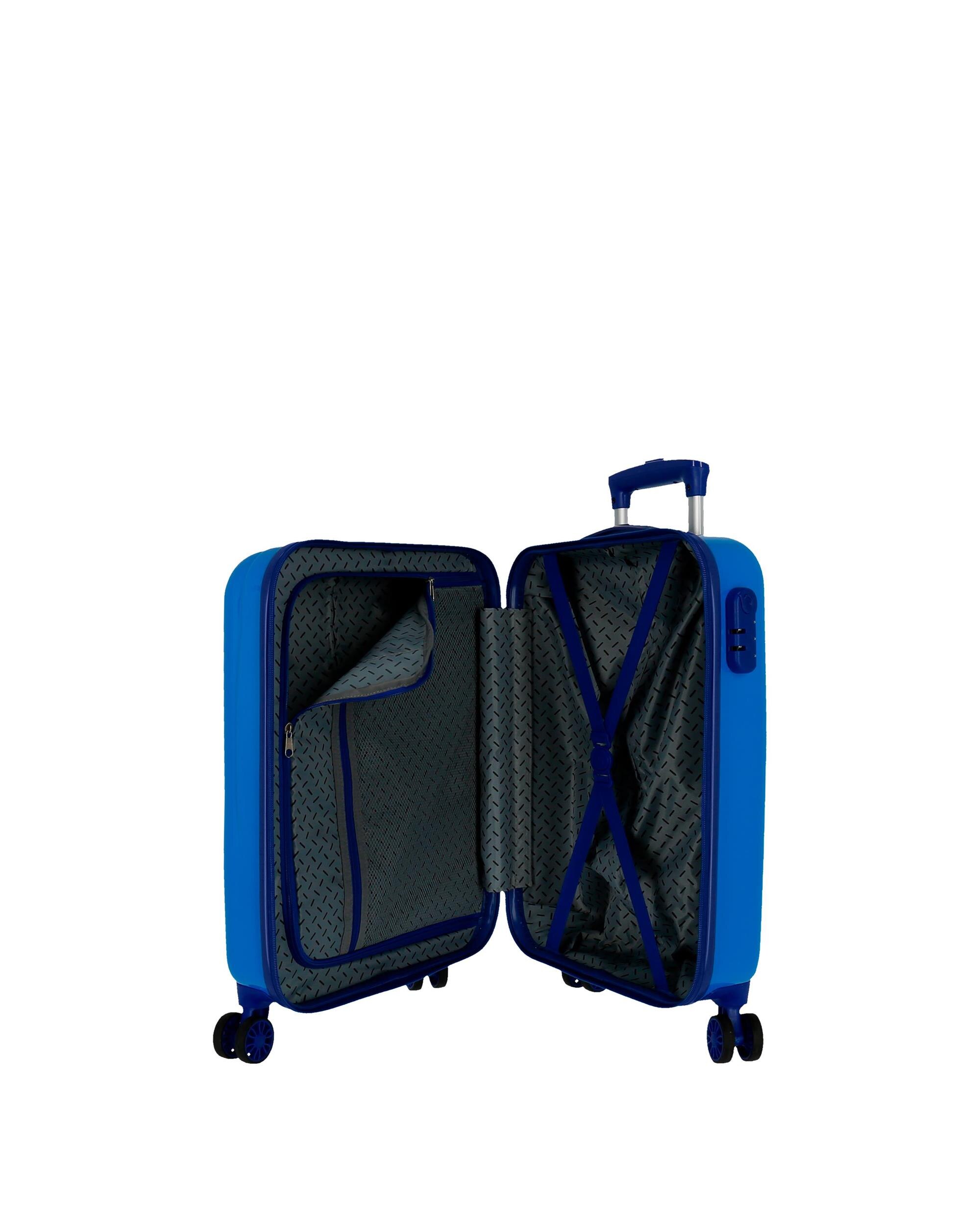 Maleta de cabina infantil Monsters Boo! rígida con capacidad de 34L - Disney - Azul Azul-5