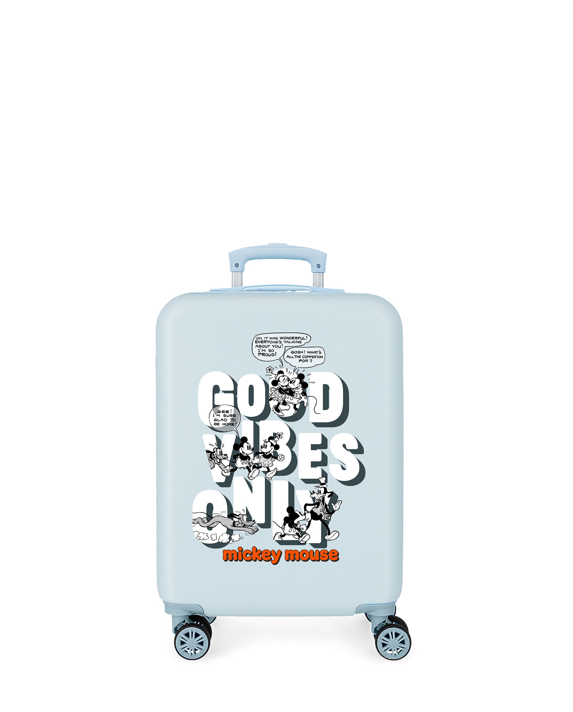 Imagem 0 de Mala de Cabine Infantil Mickey Good Vibes Only Rígida com Capacidade 34 L
