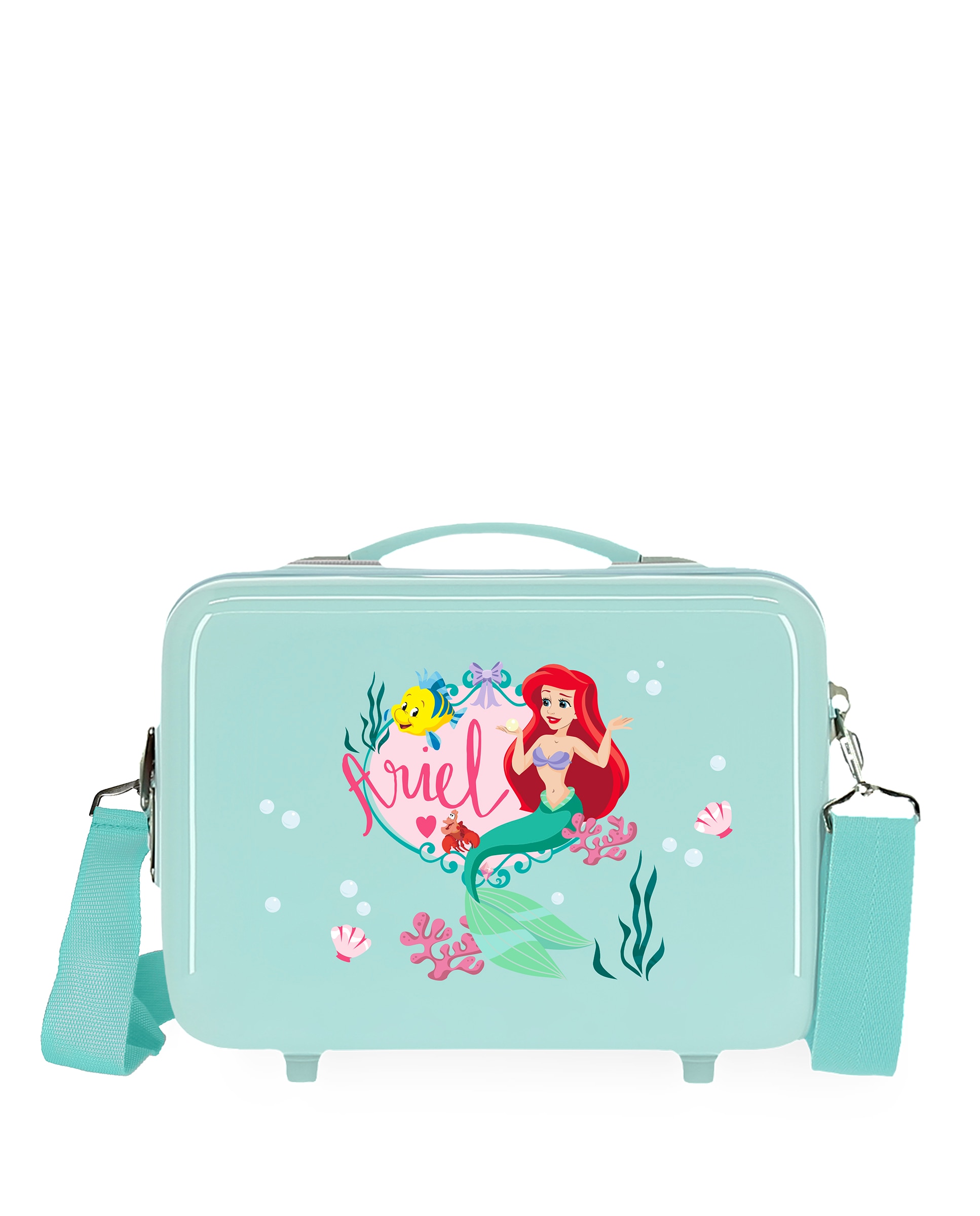 Neceser infantil ABS Disney Mulan Princess Celebration rígido con capacidad de 9L - Verde Verde-1