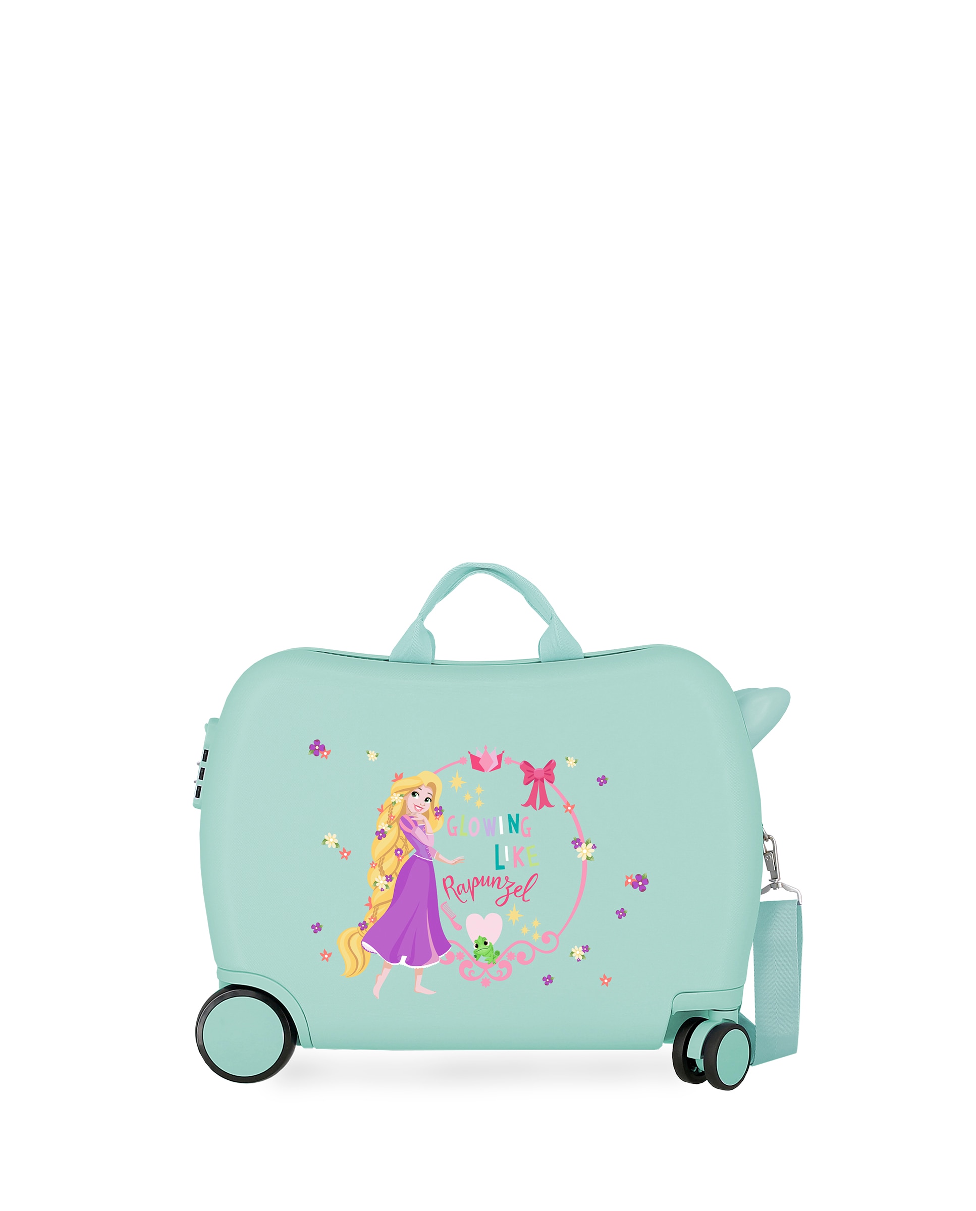 Imagen 0 de Maleta de cabina infantil Mulan Princess Celebration rígida con capacidad de 34L Verde claro