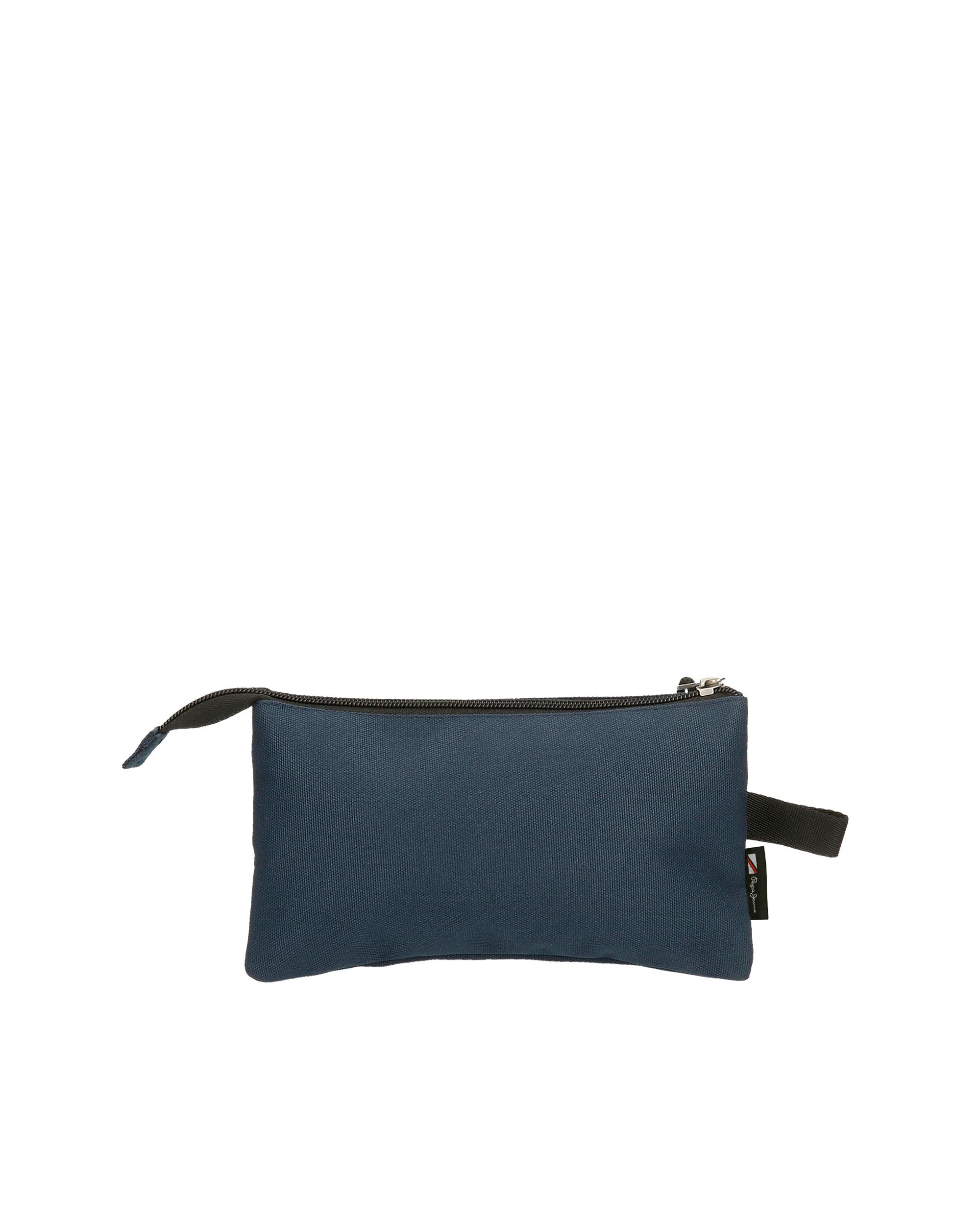 Imagen 3 de Estuche Pepe Jeans Aris Evergreen tres compartimentos Marino Azul