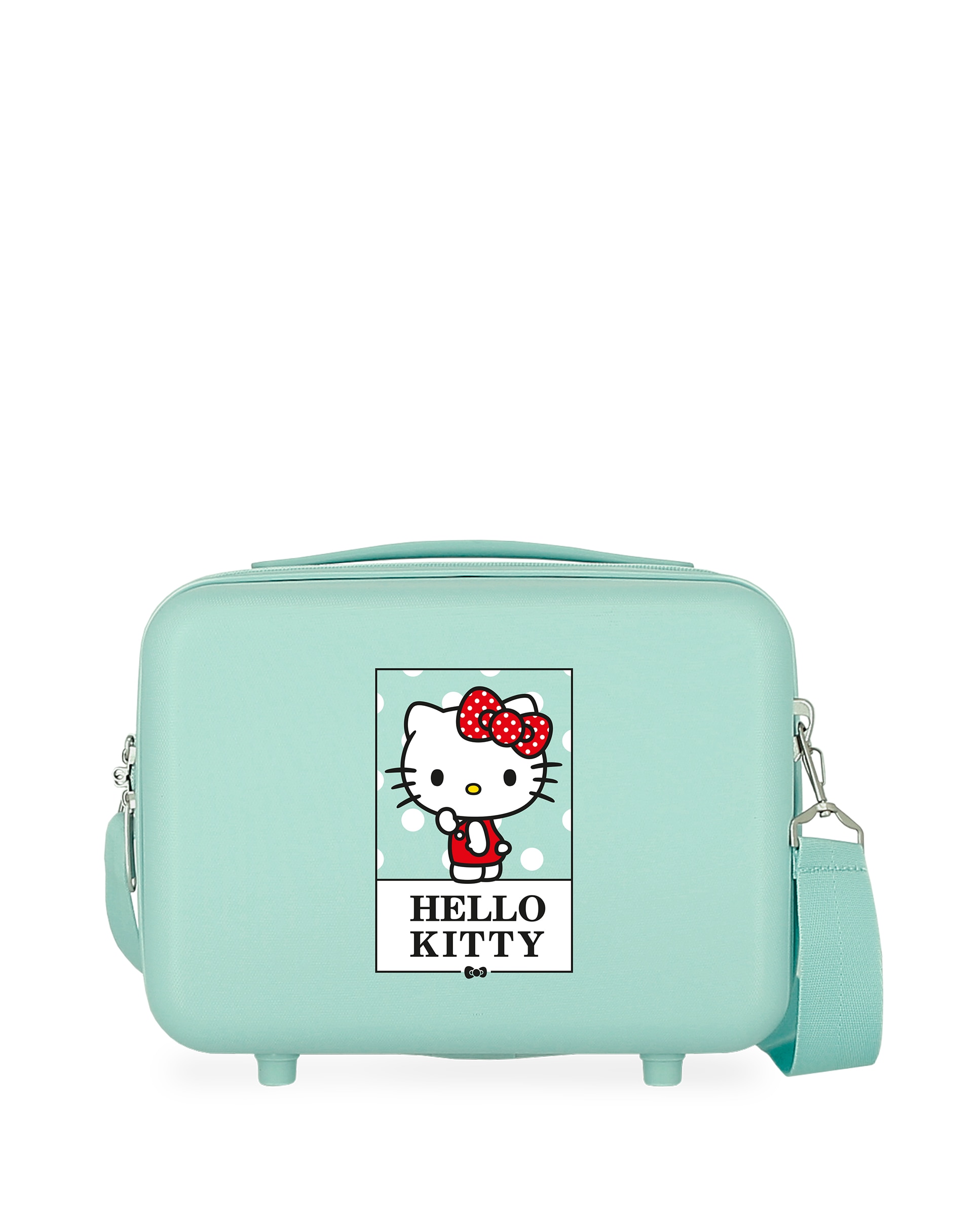 Imagen 0 de Neceser infantil Hello Kitty Bow of Hello Kitty adaptable con capacidad de 9L Turquesa