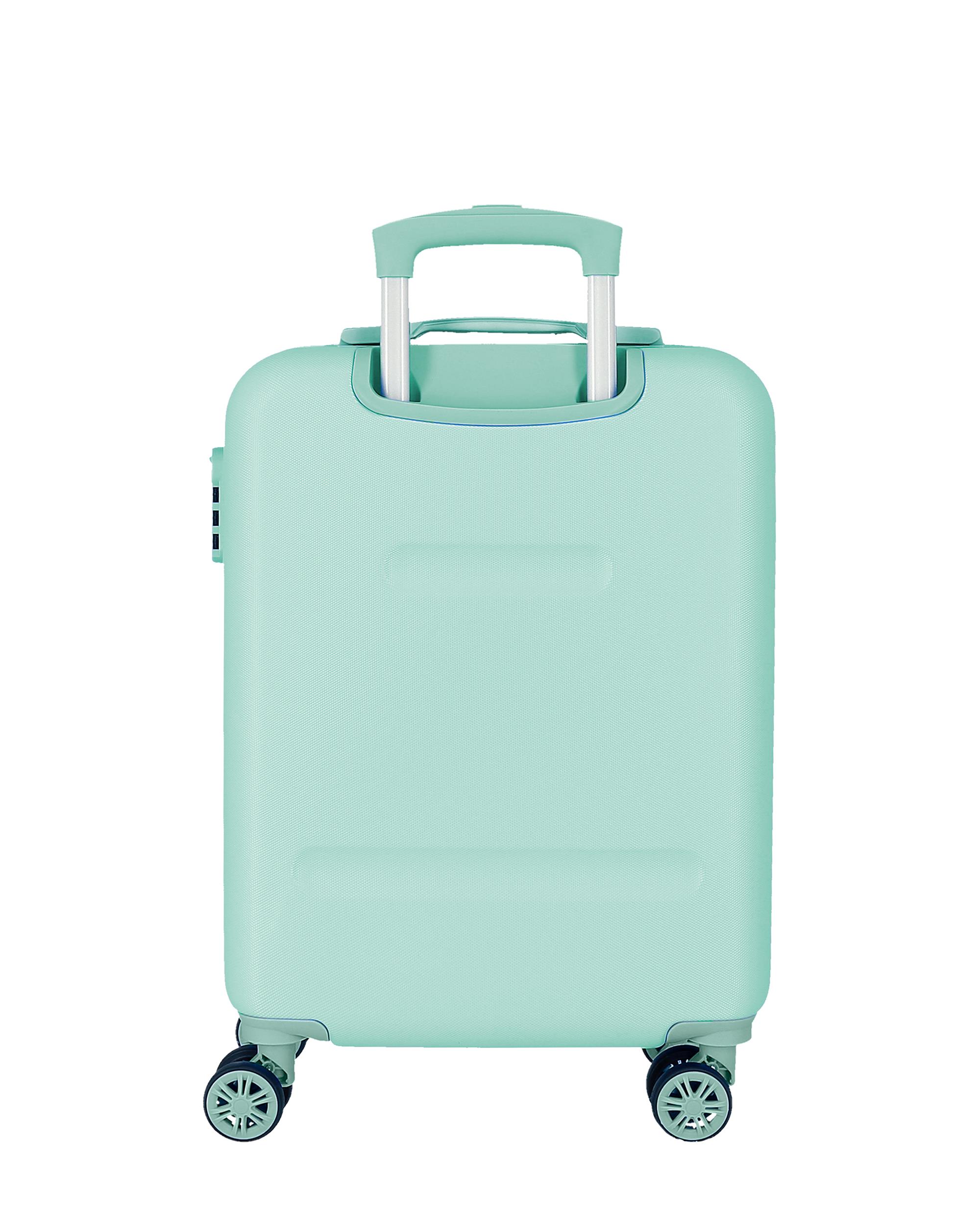 Mala de Cabine Infantil Minnie Golden Days Rígida com Capacidade de 34l Azul-claro-3