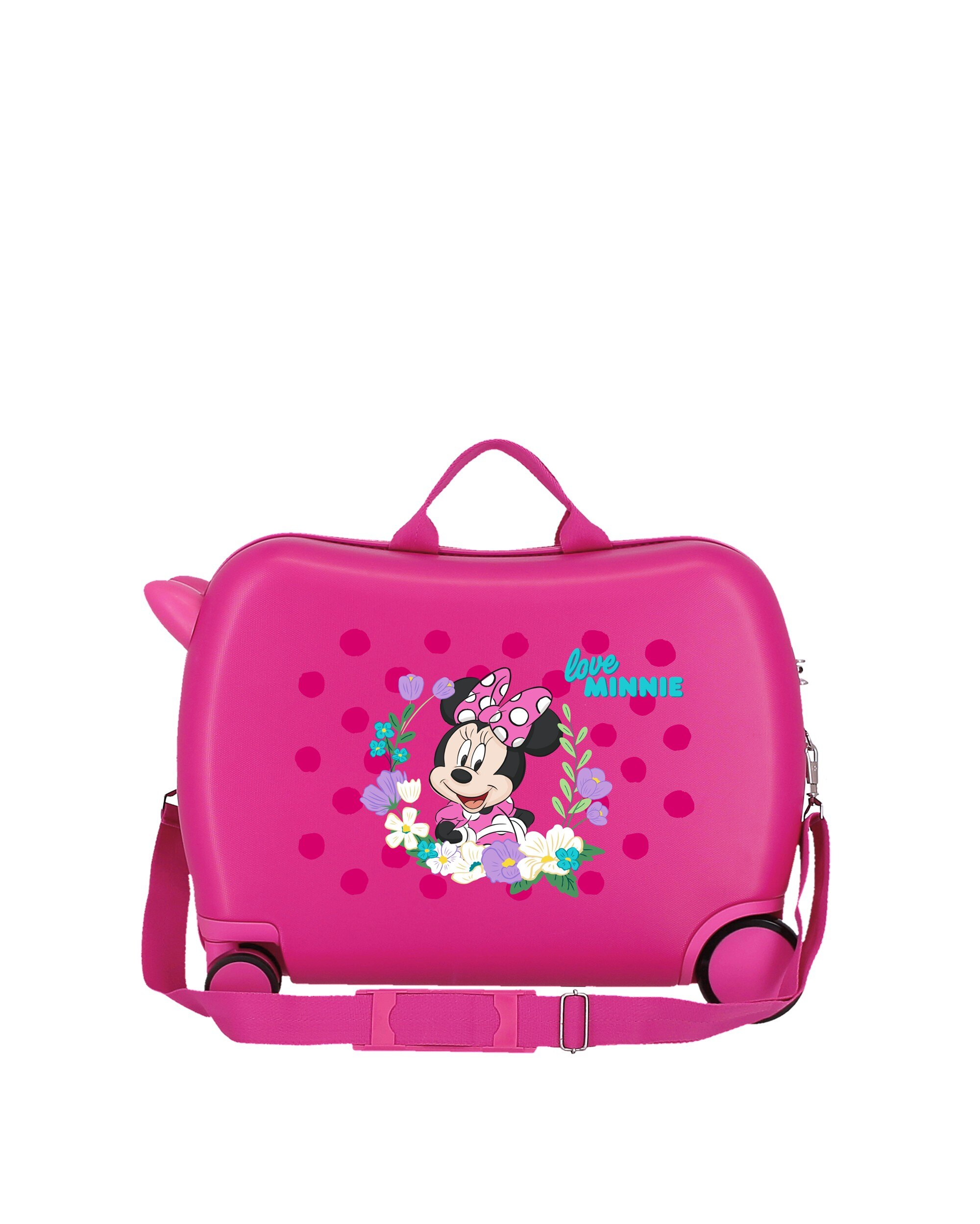 Maleta de cabina de niña disney minnie golden days rígida con capacidad de 34l - Rosa Rosa-3