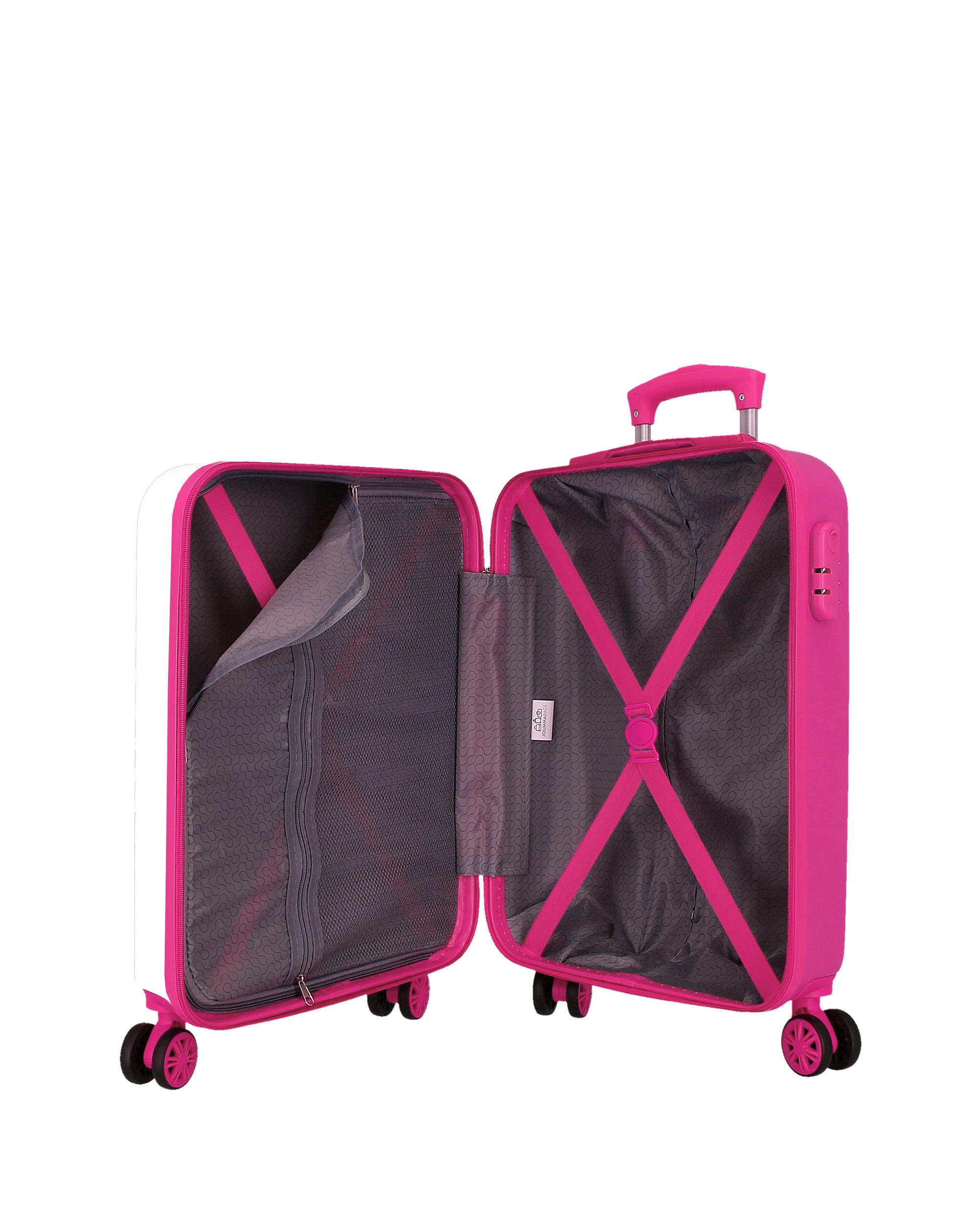 Mala de Cabine Infantil Mickey Rígida com Capacidade de 34l Branco-5