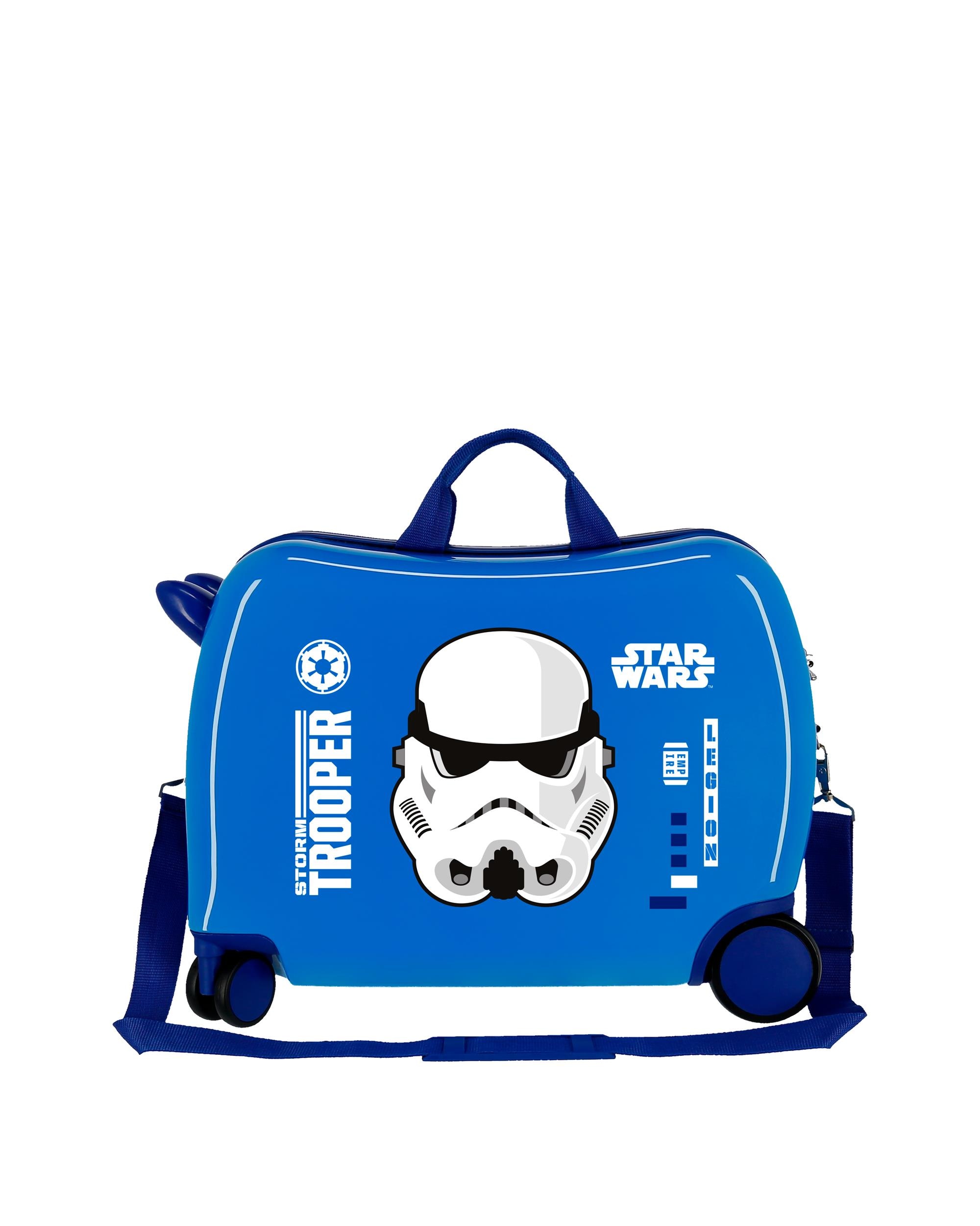 Imagen 3 de Maleta de cabina infantil Star Wars Storm rígida con capacidad de 34L - Personajes - Azul / Blanco Azul / Blanco