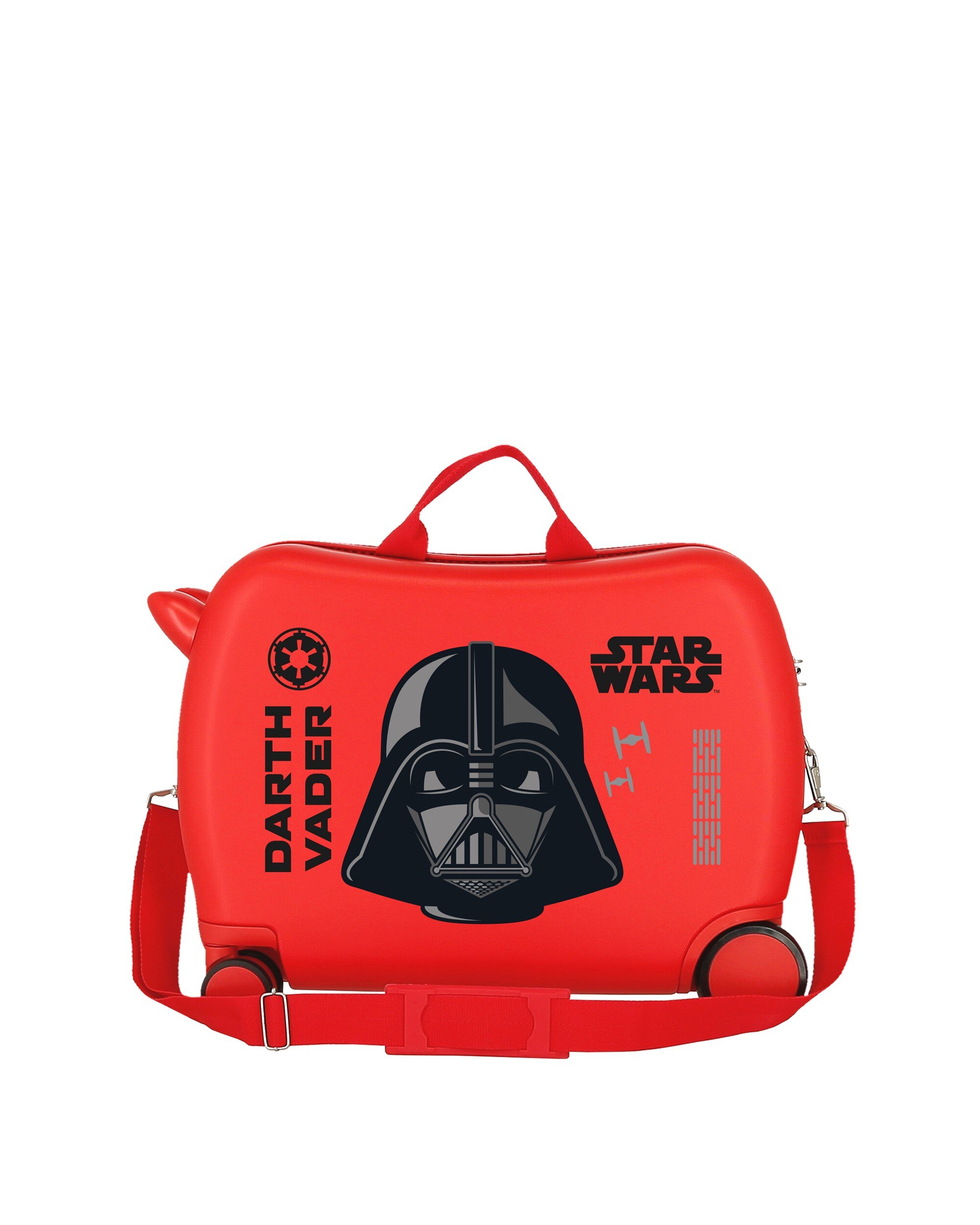 Mala de Cabine Infantil Star Wars Darth Vaider com Capacidade de 34l Vermelho-3