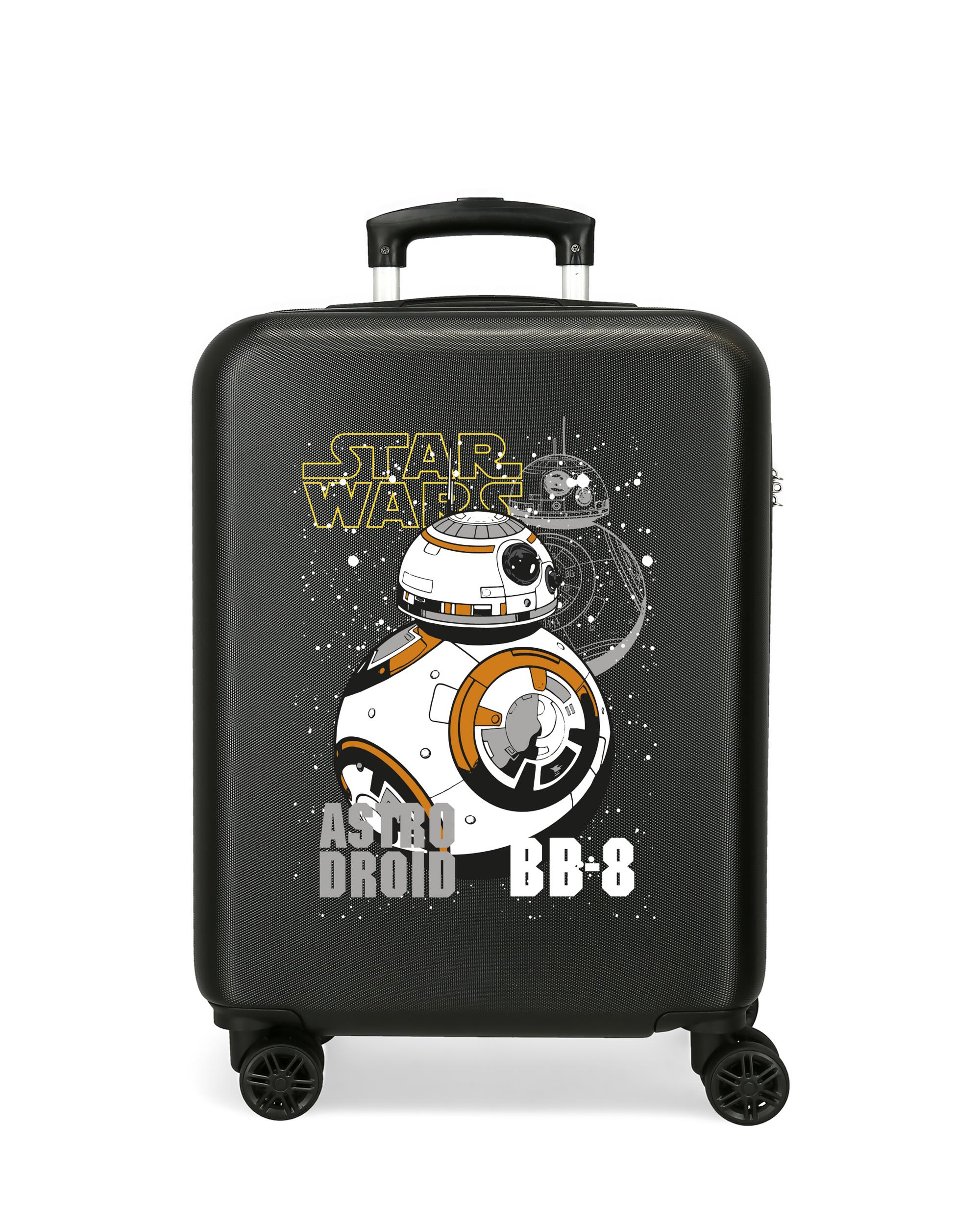 Mala de Cabine Star Wars Droids Bb8 Rígida com Capacidade de 34l Preto-1