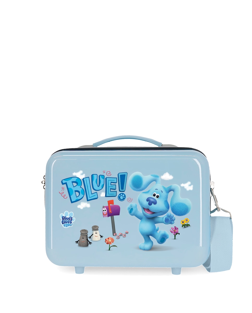 Neceser Abs Blue´s clues and you happy blue adaptable infantil con capacidad de 9l bolso viaje nickelodeon azul claro 29x21x15