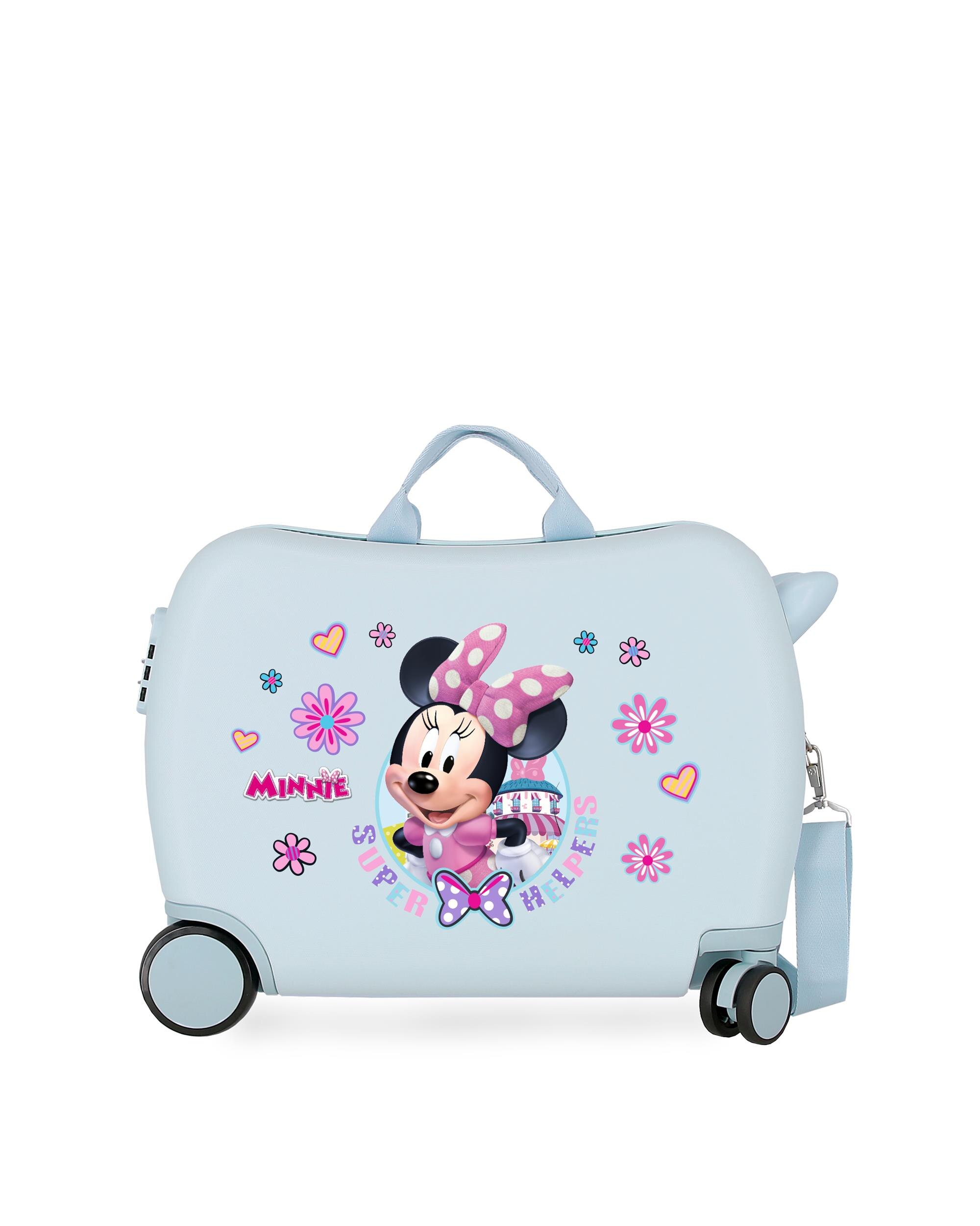 Imagen 0 de Maleta de cabina infantil para niña Minnie Super Helpers rígida con capacidad de 34L Verde claro