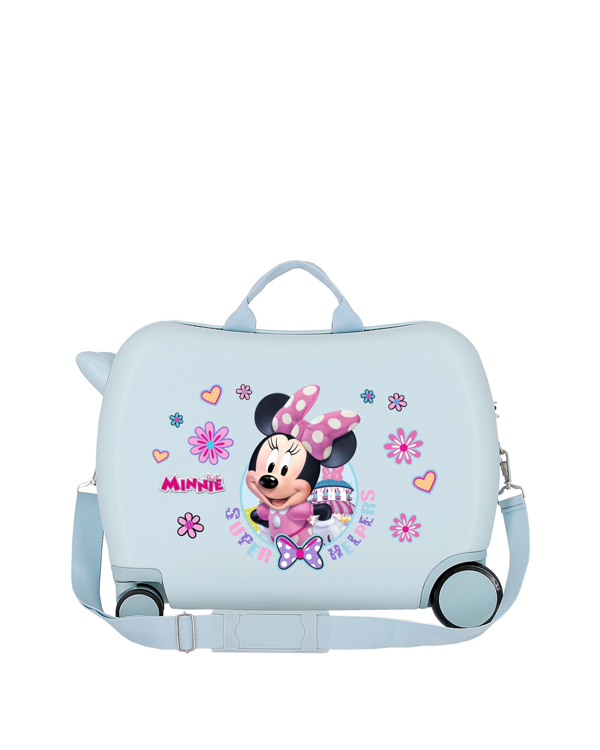 Maleta de cabina infantil para niña Minnie Super Helpers rígida con capacidad de 34L - Disney - Azul claro Azul claro-3