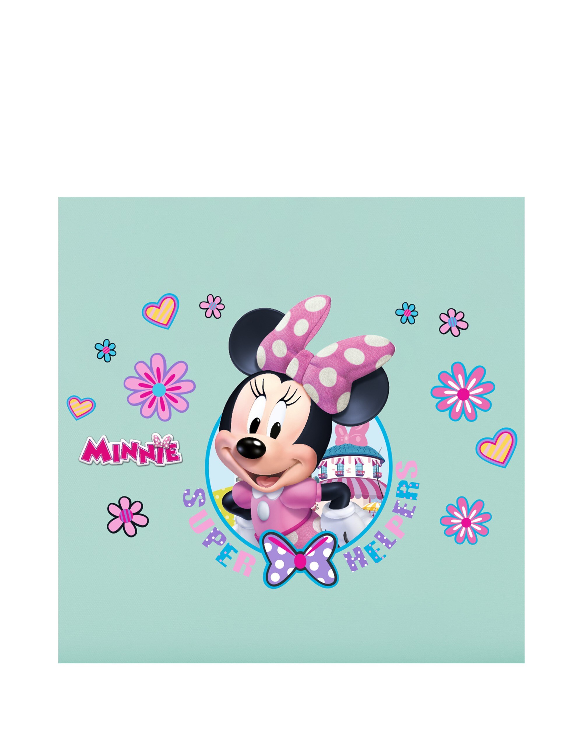 Maleta de cabina infantil para niña Minnie Super Helpers rígida con capacidad de 34L - Disney - Verde claro Verde claro-6