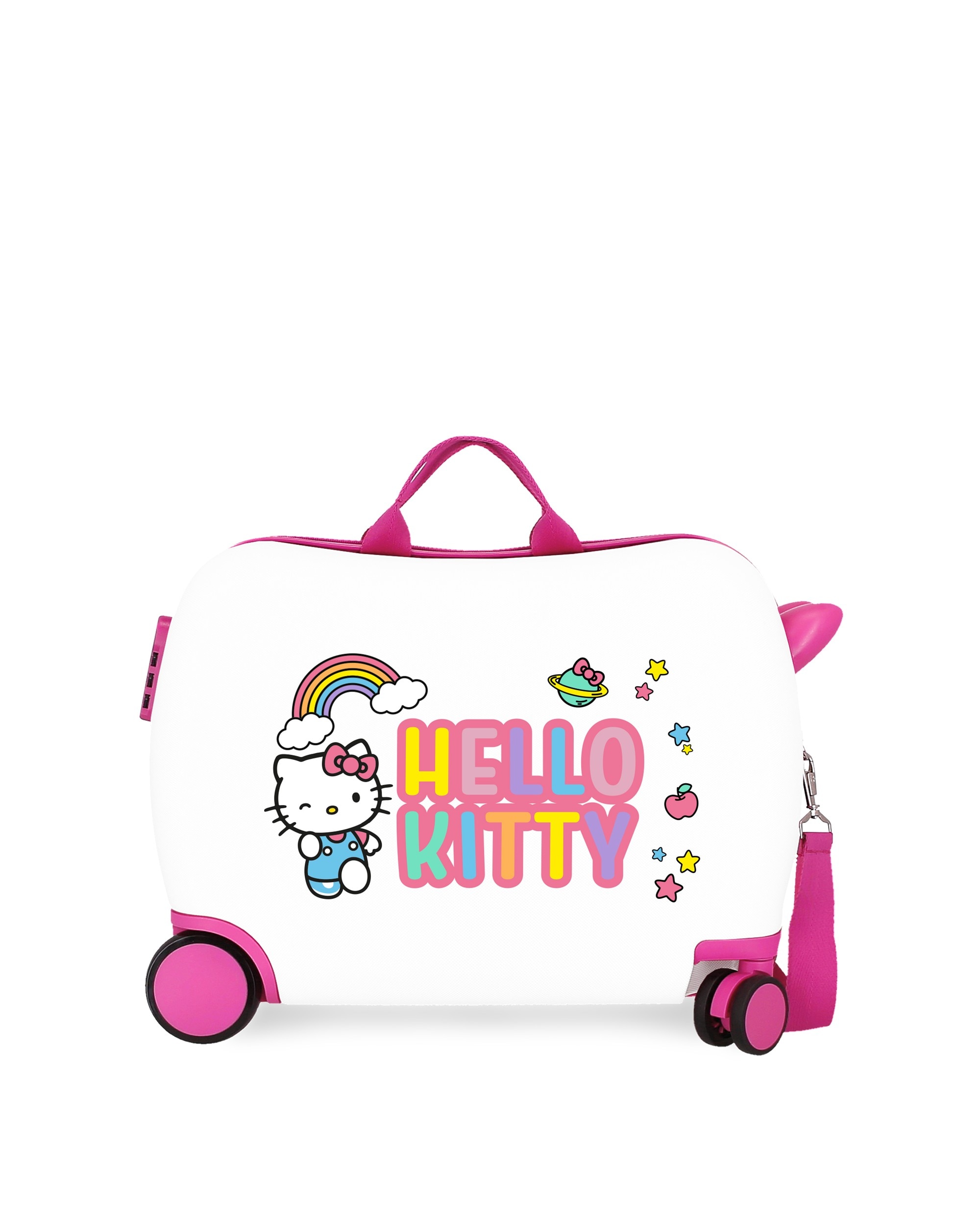 Mala de Cabine Hello Kitty You Are Cute Rígida com Capacidade de 34l Branco / Rosa-1