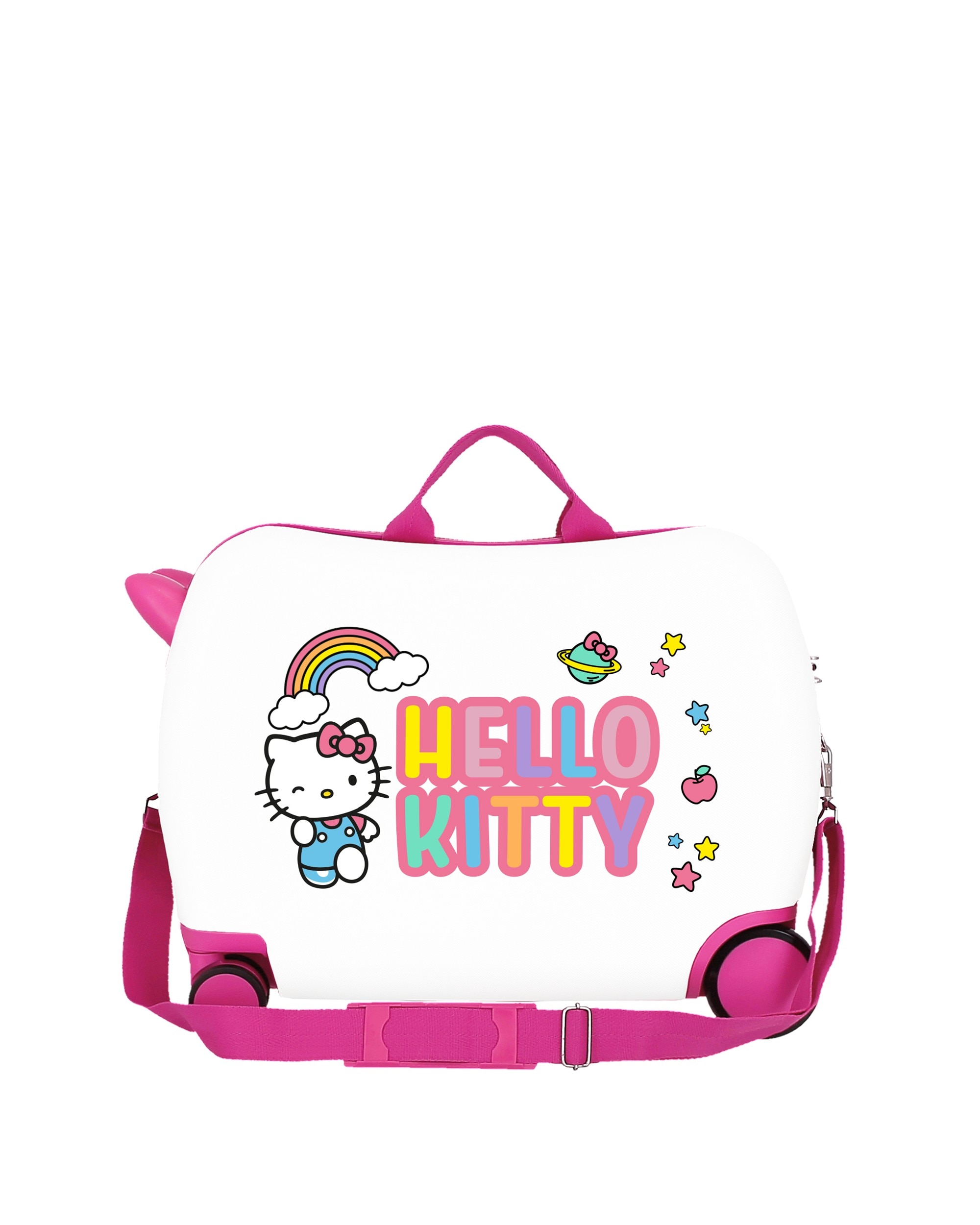 Mala de Cabine Hello Kitty You Are Cute Rígida com Capacidade de 34l Branco / Rosa-3