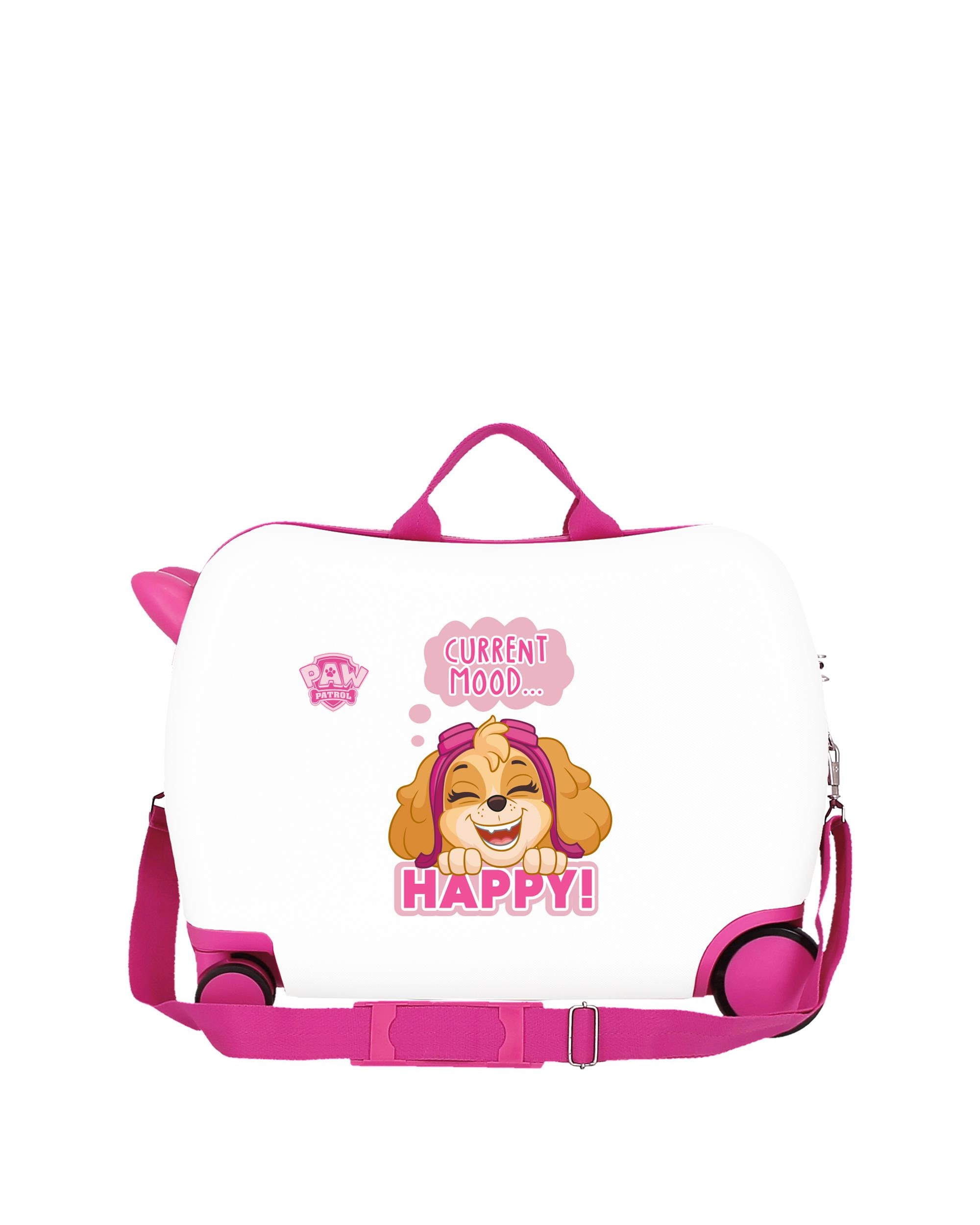 Imagen 3 de Maleta de cabina La Patrulla Canina Playful rígida con capacidad de 34L - Personajes - Blanco / Rosa Blanco / Rosa