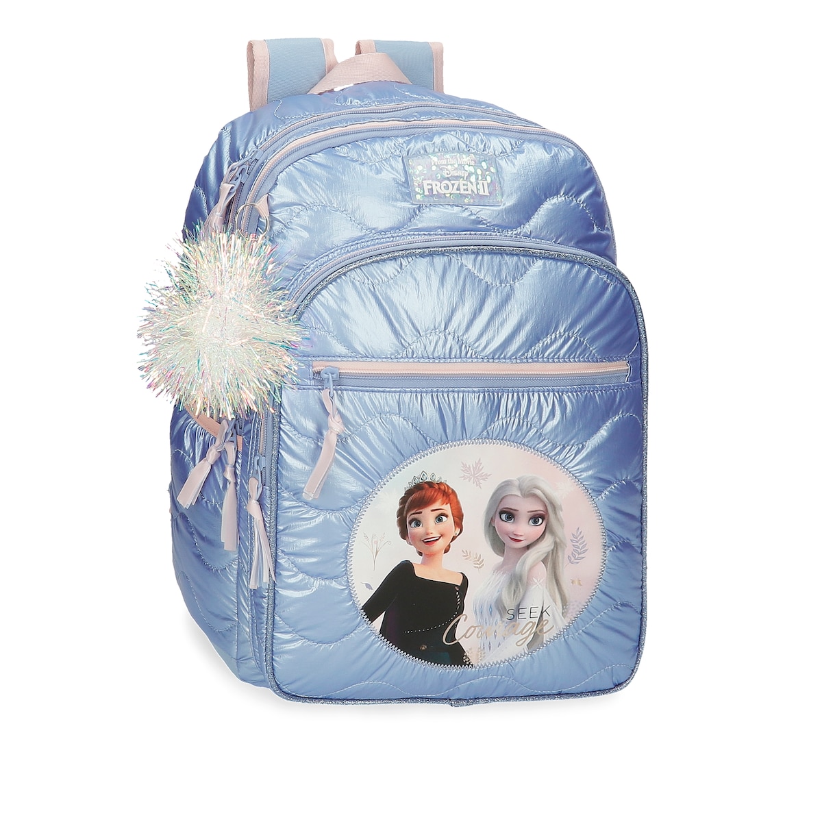 Mochila Disney Frozen Seek Courage acolchada con dos compartimentos