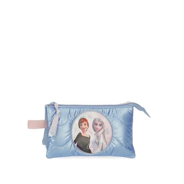 Imagen 0 de Estuche Frozen Seek Courage tres compartimentos y asa para colgar