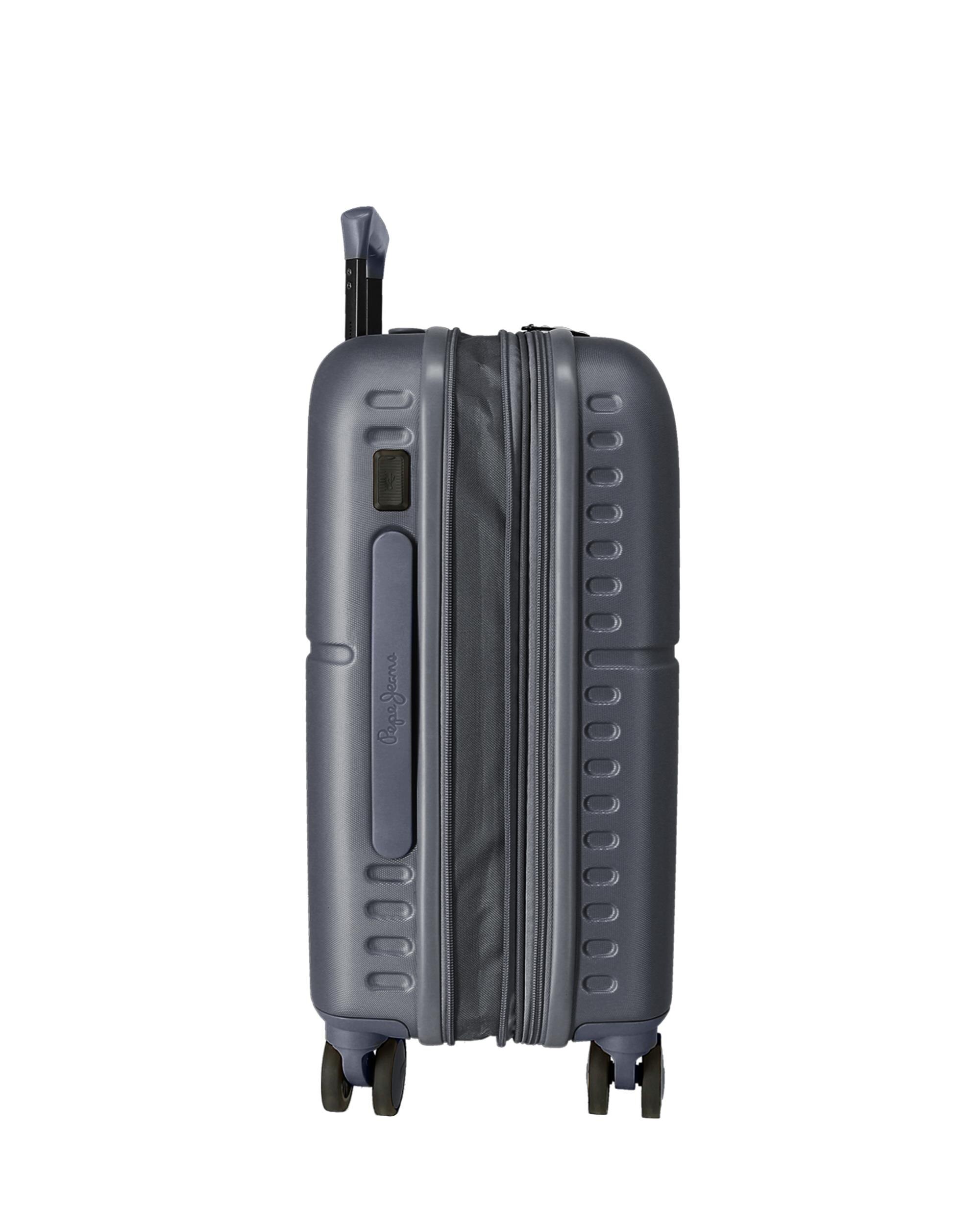 Imagen 6 de Maleta de cabina expandible highlight rígida con capacidad de 37l - Pepe Jeans - Azul Azul